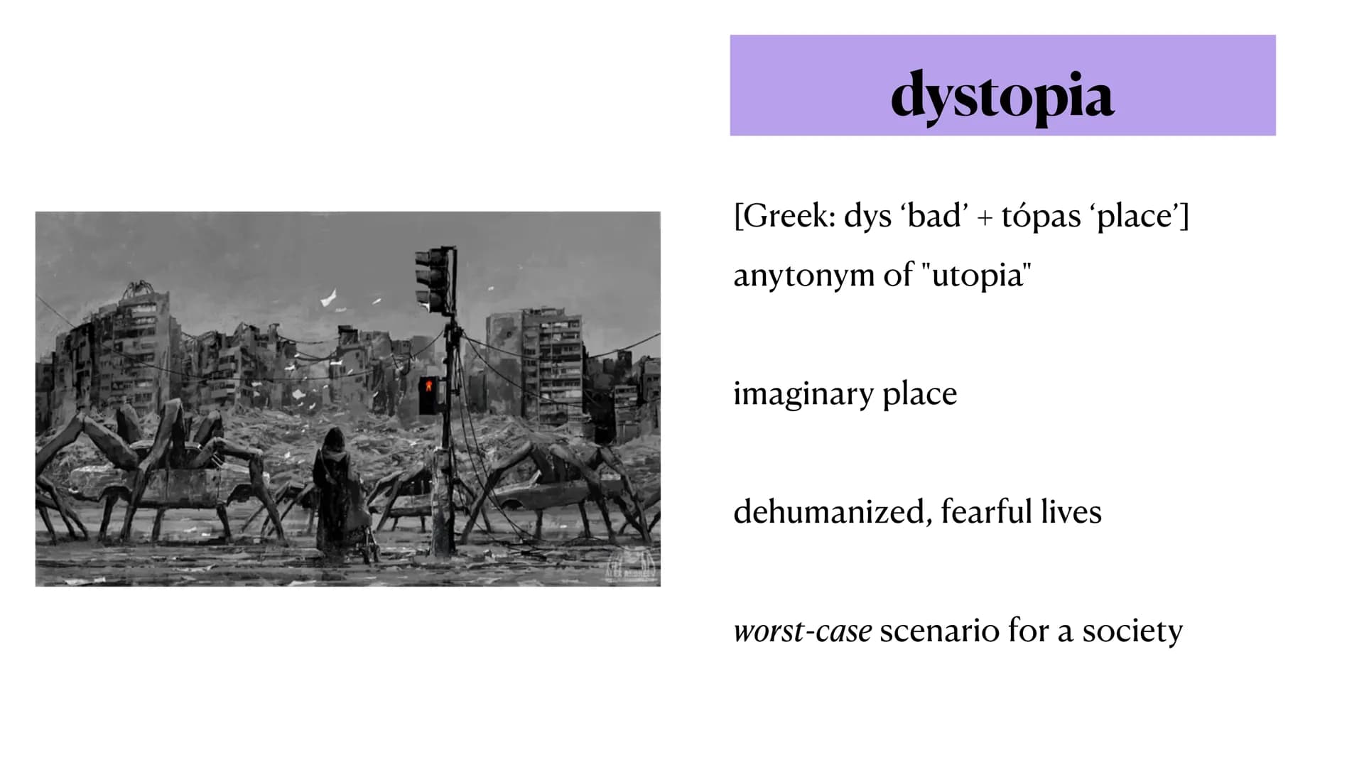 <h2>Introduction</h2>
<p>The term "utopia" consists of two Greek words which can either mean "nowhere" or "no world." Its definition reads: