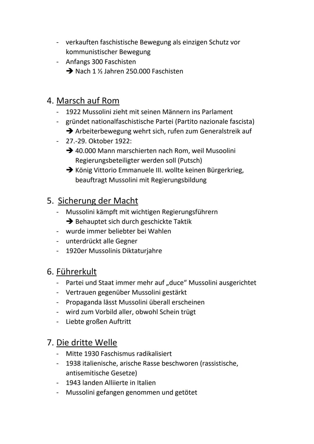 # Faschismus in Italien
Ein Vortrag von Thekla Moseliani und Simon Hartwich
## 1. Definition
- politische Bewegung unter Führung von Benito