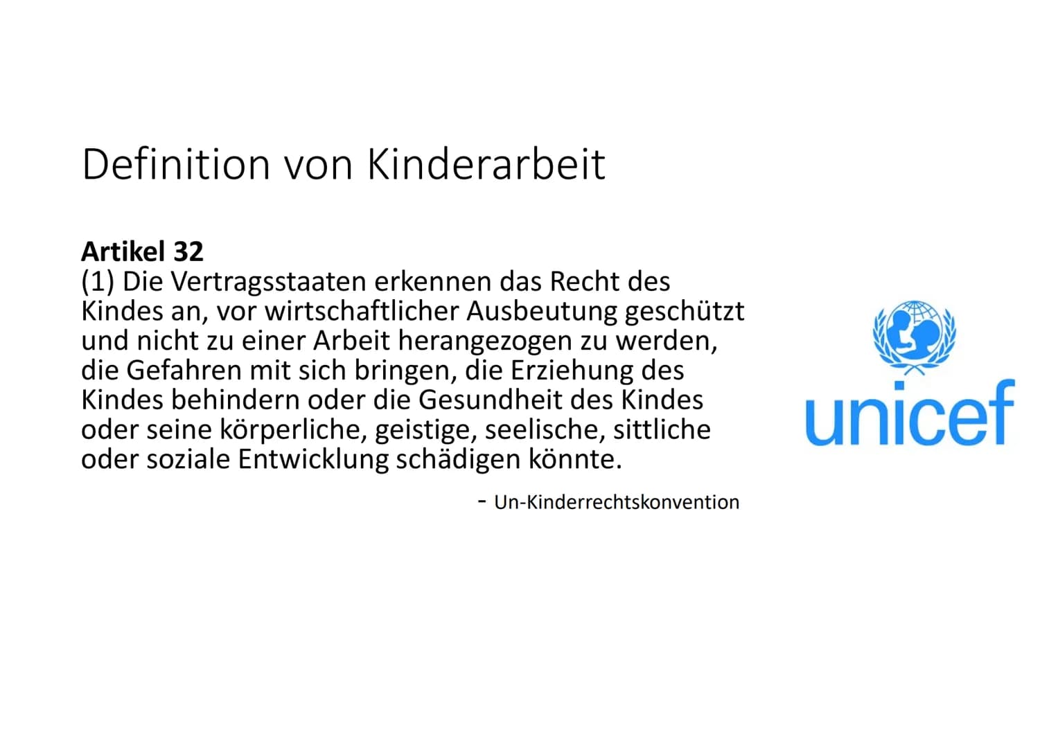 GFS „Kinderarbeit in Bolivien“ Gemeinschaftskunde, 28.06.2018
# Kinderarbeit in Bolivien
## Definition von Kinderarbeit
* Körperlichen un