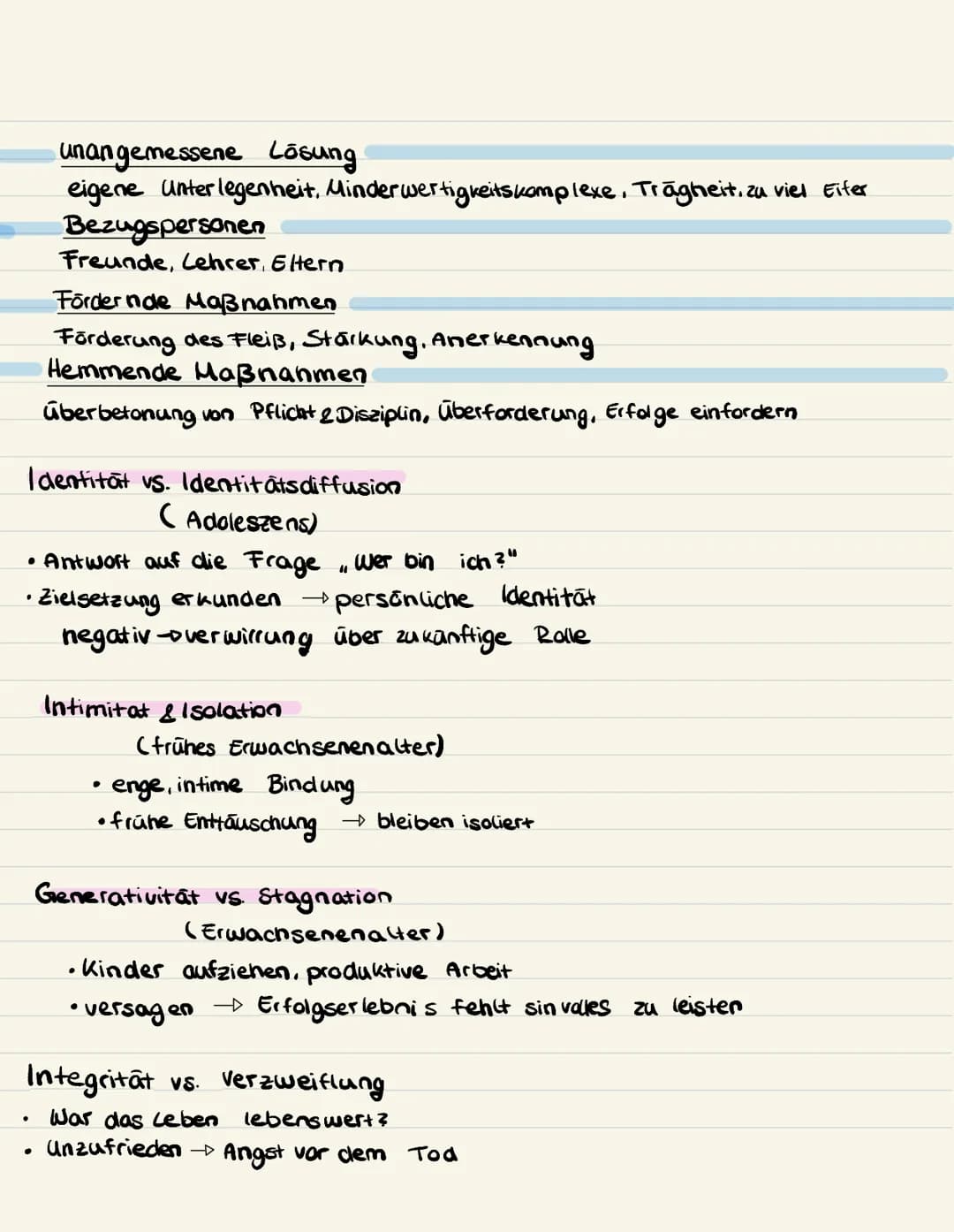 # Phasen
- nach Freud -
1. Orale Phase (ab 1. Lebensjahr)
erogene Zonen
Mundschleimhäute (berühren, saugen etc.)
Entwicklungsaufgaben
- ers