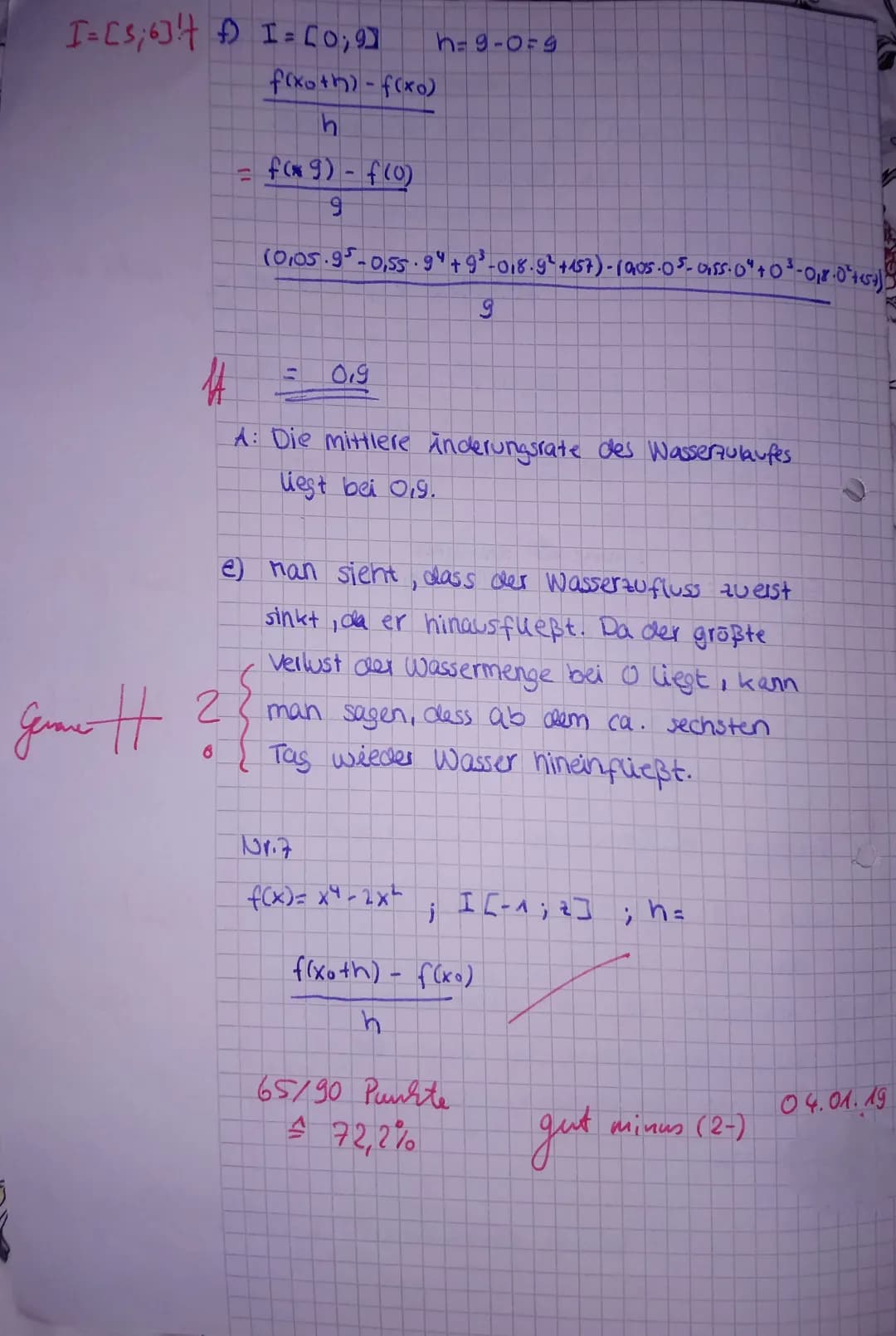 # Mathematik
Name:
Klausur Nr.2 | 18/19
Thema:
Datum:
Klasse:
Hilfsmittelfreier Teil (30 Min)
17.12.18
EF M G2
## Hilfsmittelfreier Teil
Be