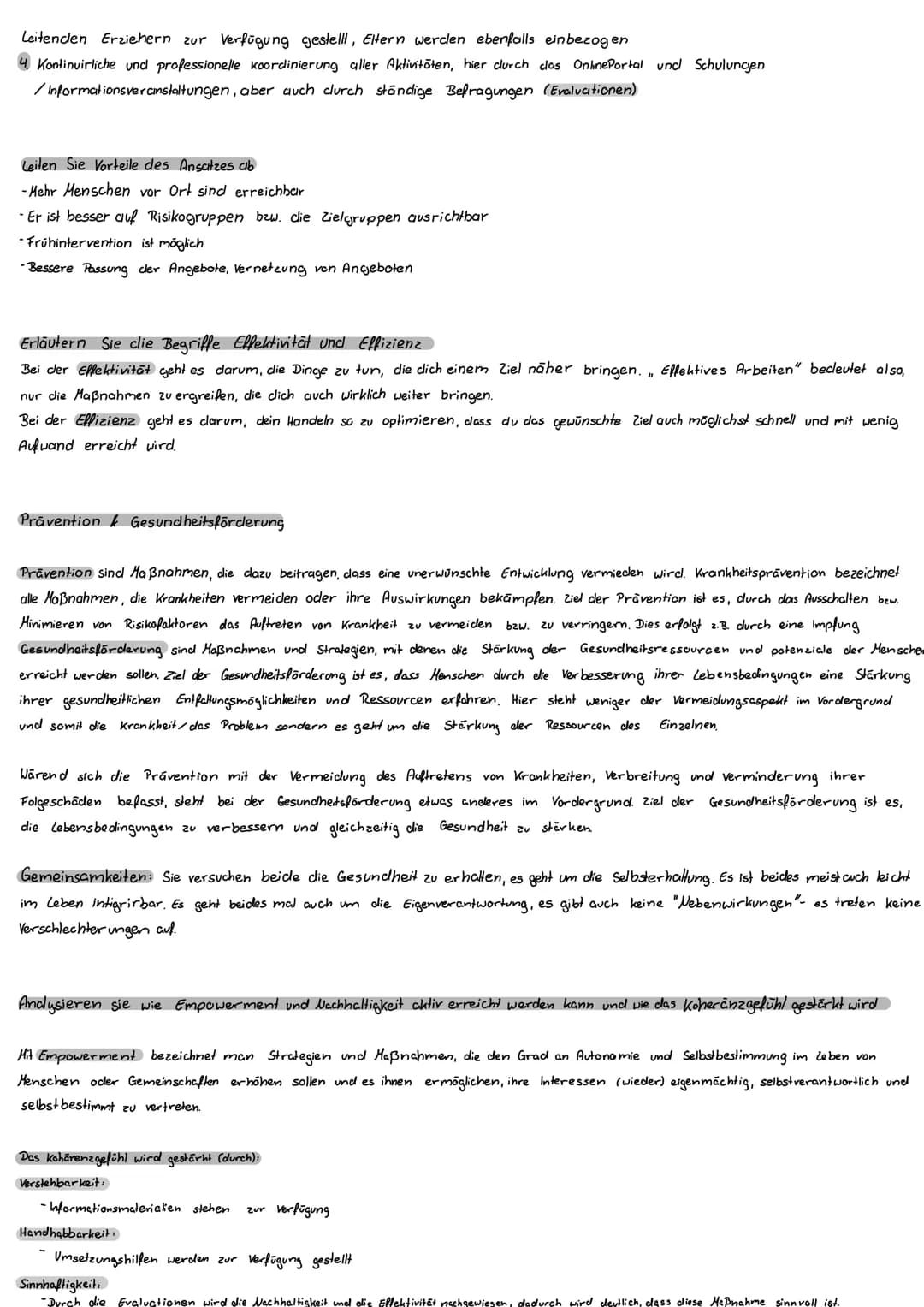Leitenclen Erziehern zur Verfügung gestellt, Eltern werden ebenfalls einbezogen
4. Kontinuirliche und professionelle koordinierung aller Akt