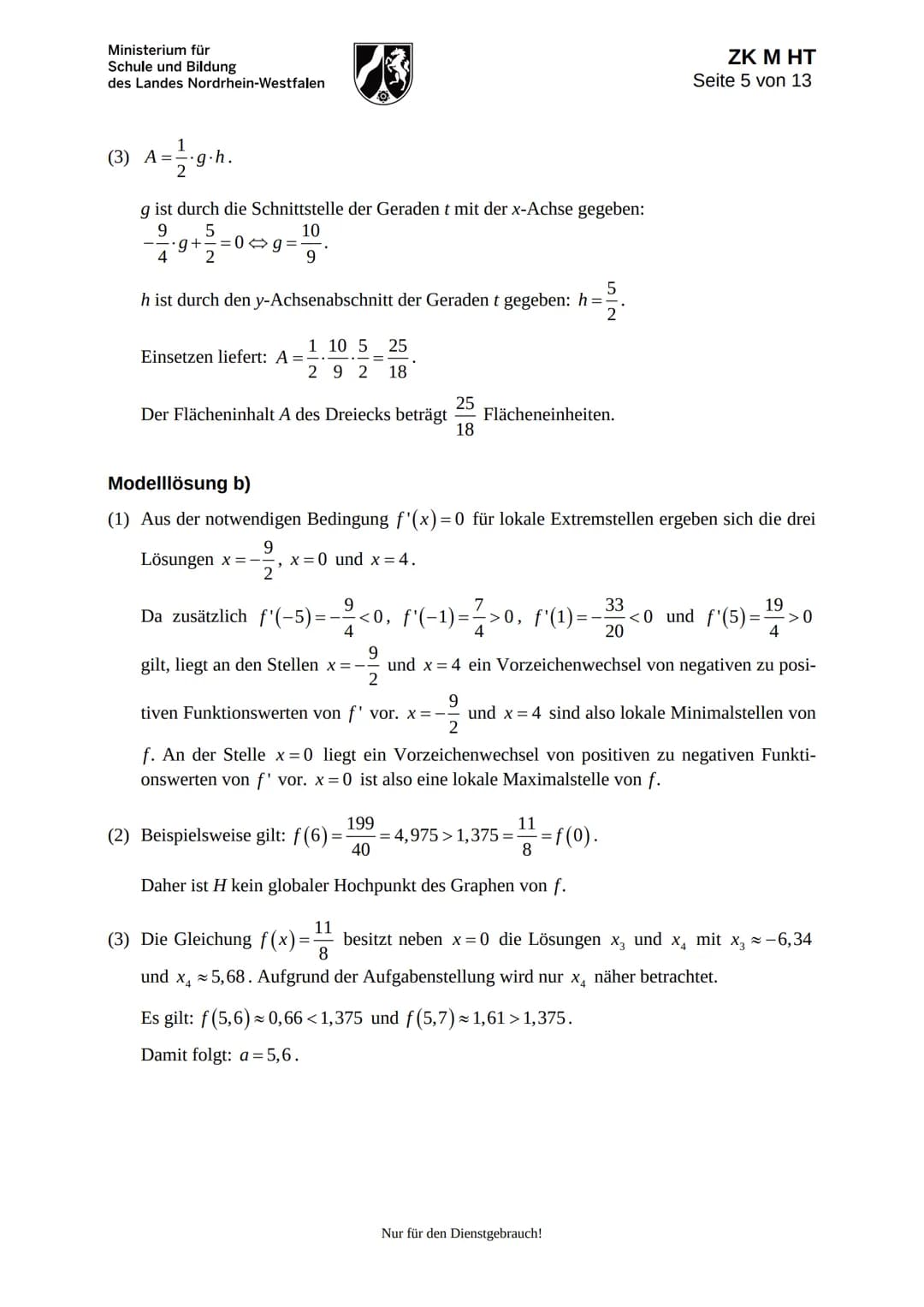 Ministerium für
Schule und Bildung
des Landes Nordrhein-Westfalen
ZK M HT
Seite 2 von 13
## 4. Bezüge zum Kernlehrplan und zu den Vorgaben