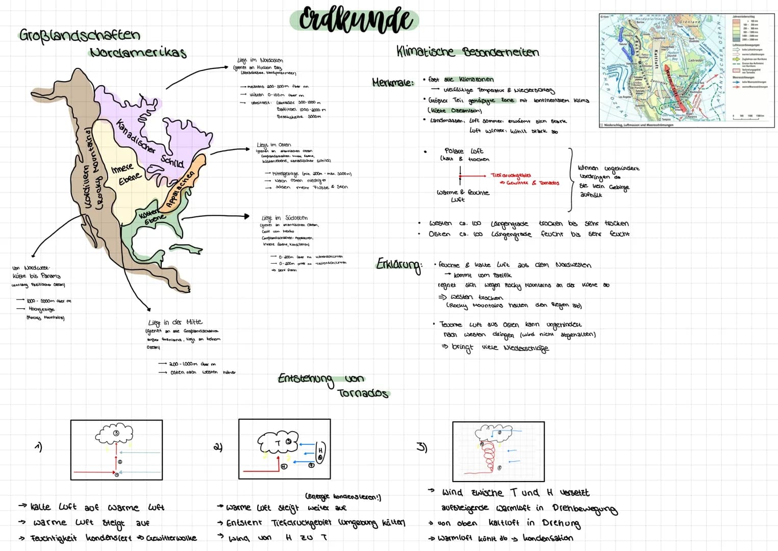 # Erdkunde
# Großlandschaften Nordamerikas
- Von Nordwest. küste bis Panama
(centlang Pazifisoner Orean)
- 1000-5000m über im
Hochgebi