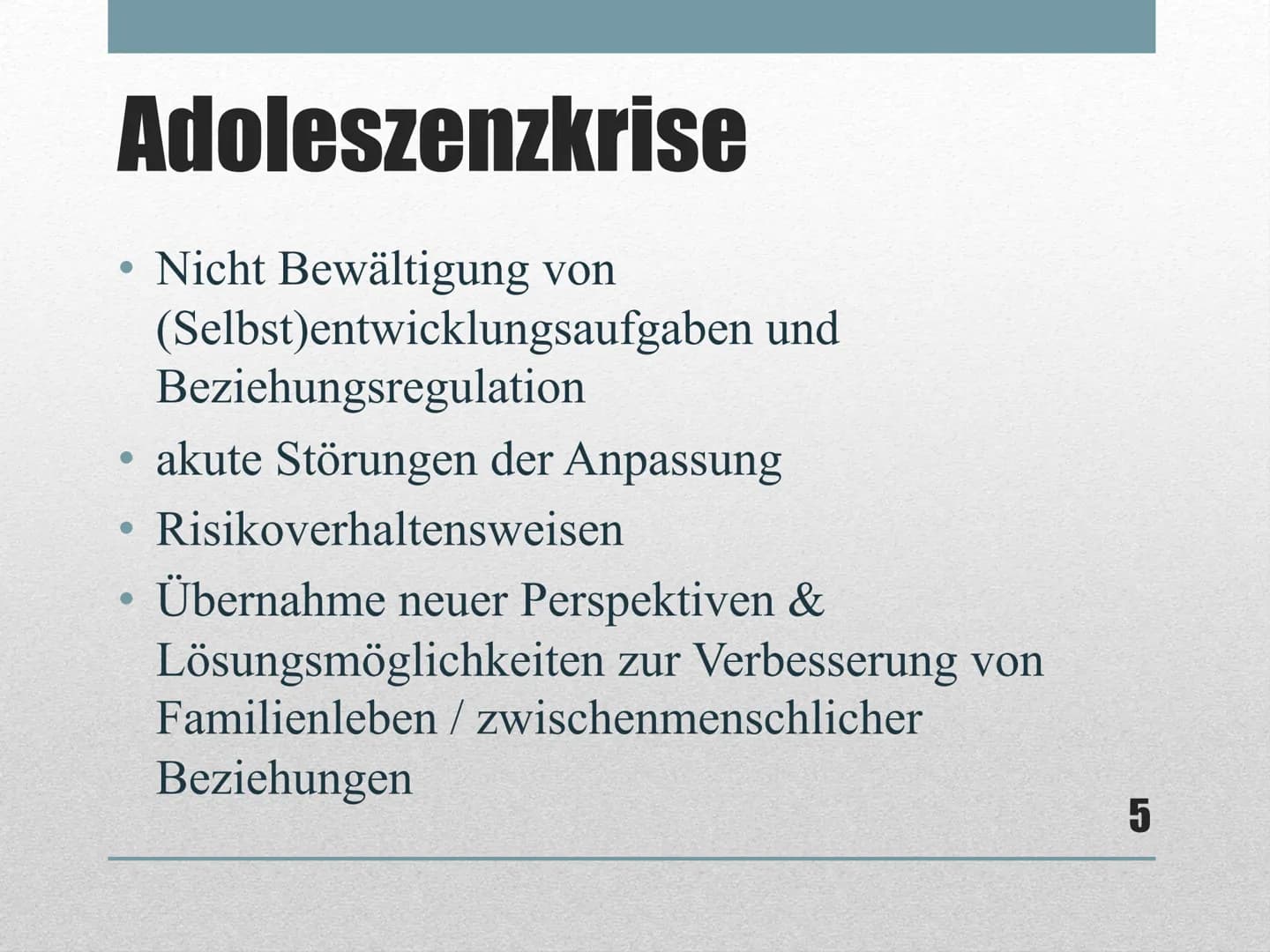 Entwicklung im
Jugendalter # Inhalt
* Definition Jugend
* Pubertät
* Adoleszenz
* Adoleszenzkrise
* Identität
* Intimität
1 # Definition Jug