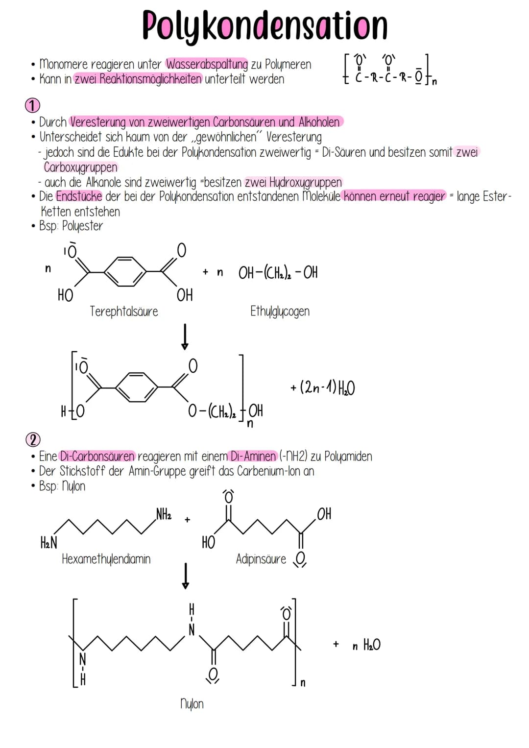 # Esterbildung
## 1. Protonierung der Säure:
- das Carbonyl-Sauerstoffatom wird protoniert, es bilden sich sofort mesomere Grenzzustände
-