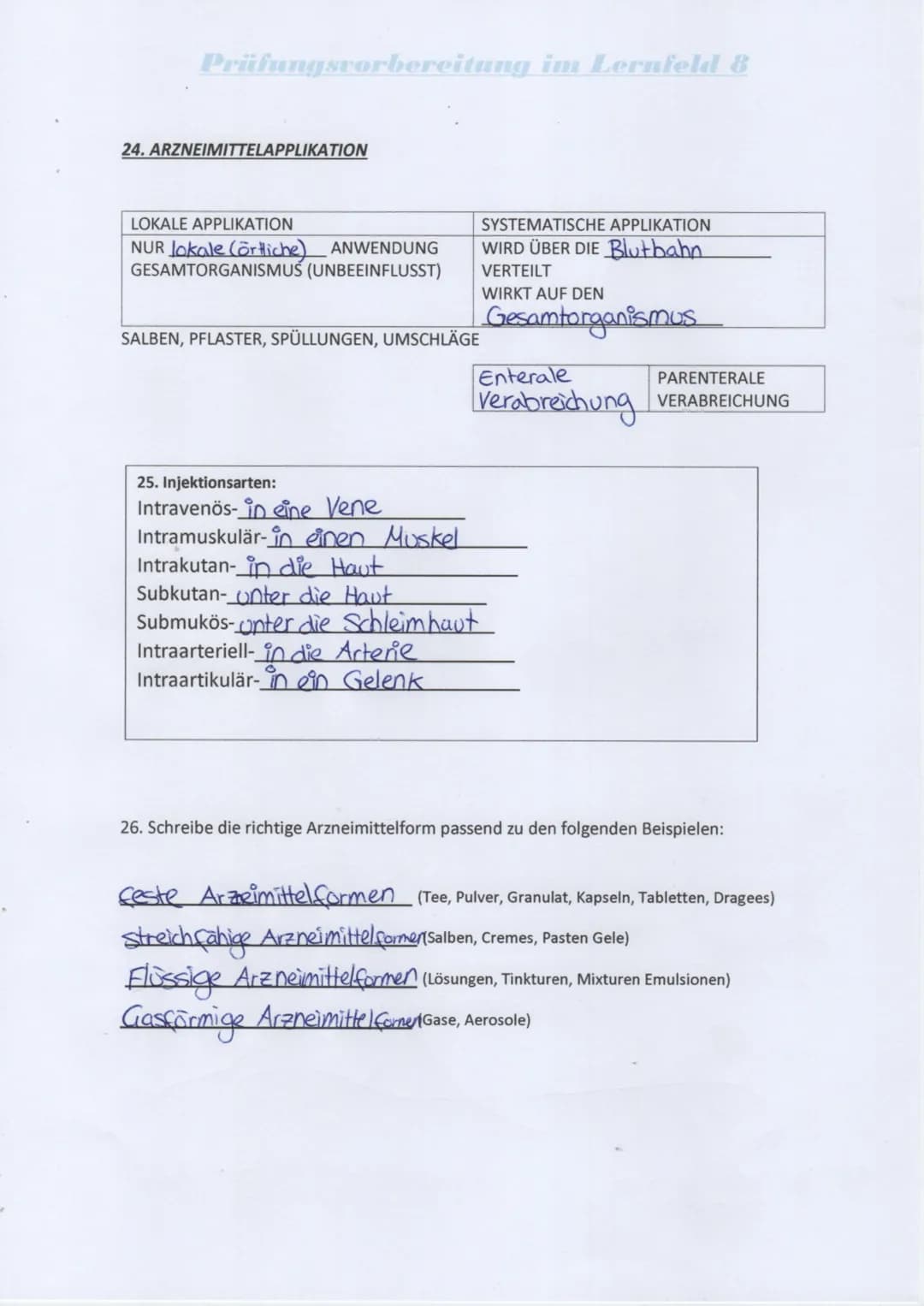 # Prüfungsvorbereitung im Lernfeld 8
## 1. Nummeriere den Ablauf einer Wurzelspitzenresektion:
7. Wundverschluss
3. Bildung eines Muko-Peri