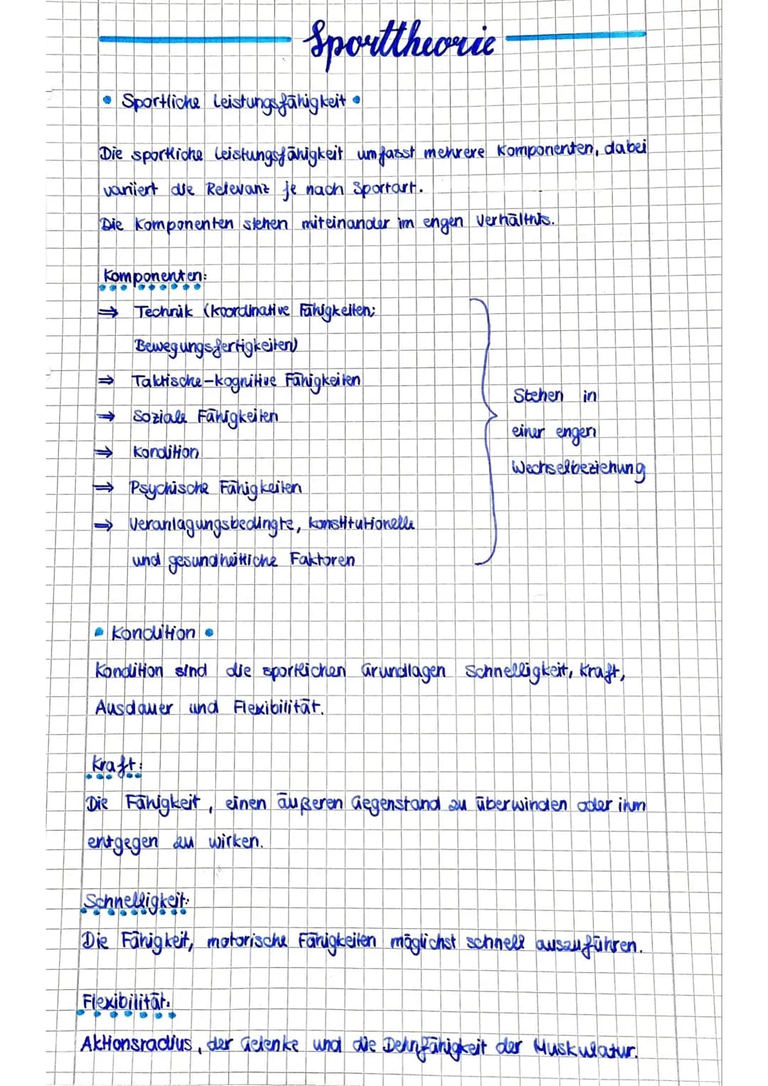 # Sporttheorie\n\n* Kondition\n\n### Ausdauer:\nWiderstandsfähigkeit des Organismus gegen Ermüdung bei lang andauernden Belastungen.\n\n*
