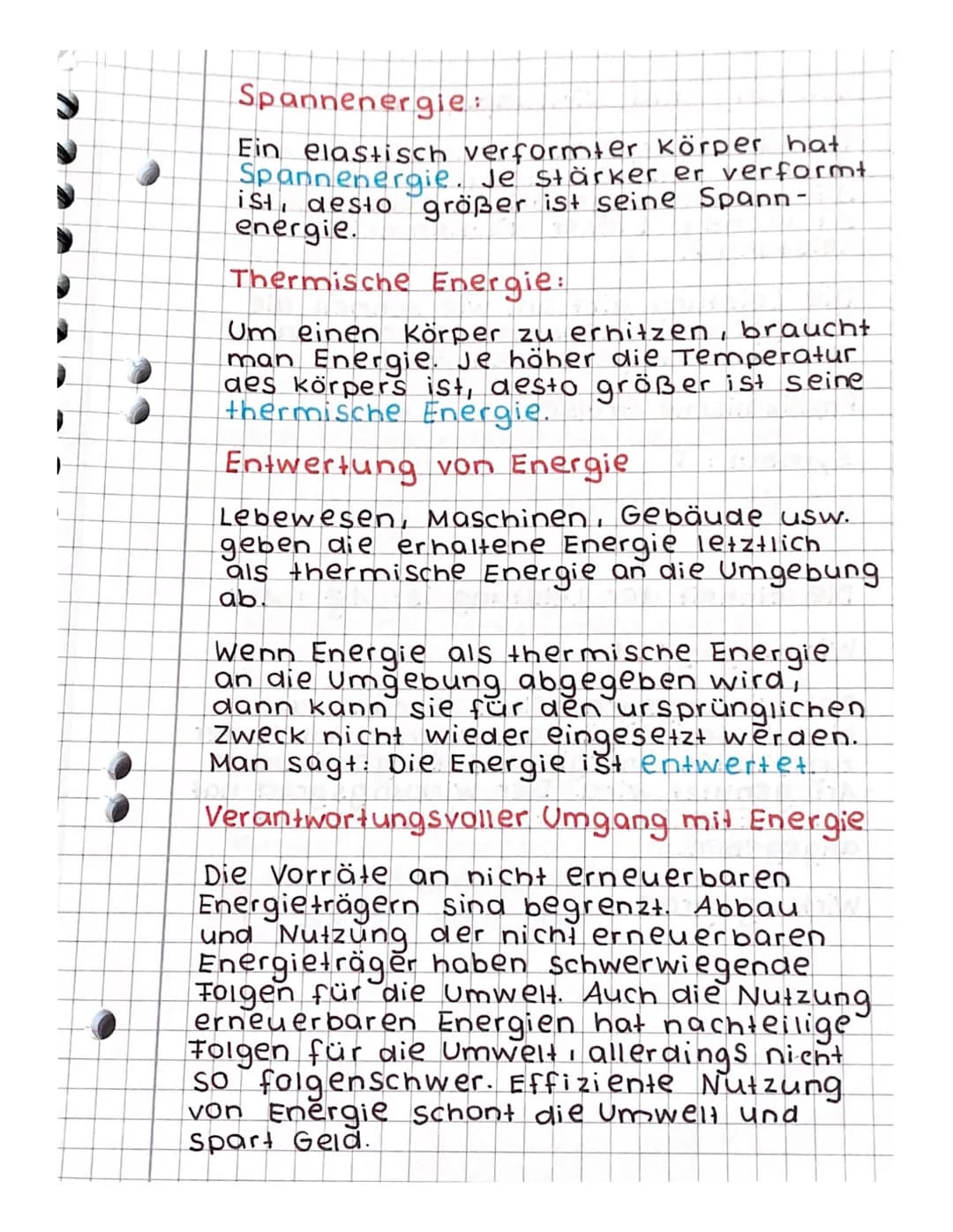 # Physik KA A
Die Energie wird mit E bezeichnet.
Die Einheit für die Energie ist Joule
$(=1J)$
## Goldene Regel der Mechanik
Wenn eine Energ