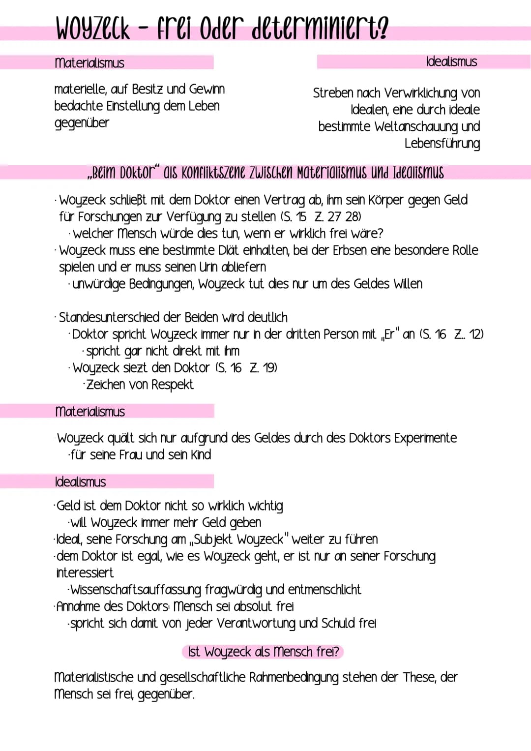 # Ist Woyzeck ein Mörder?
## Stationen auf dem wes zur katastrophe
- Szene 2, Die Stadt: Marie erblickt den Tambourmajor und fühlt sich hi