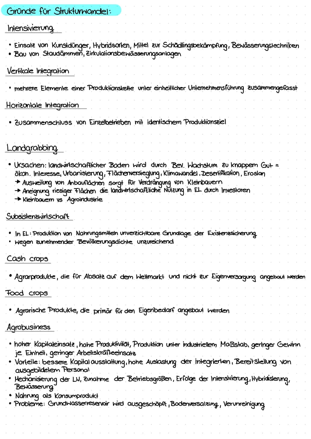 # Landwirtschaft
## AGRARREGIONEN DER ERDE
### Klima & Boden:
* Mindesttemperatur $5^{\circ}C$ die Anzahl der Tage, die durchgehend bei $5