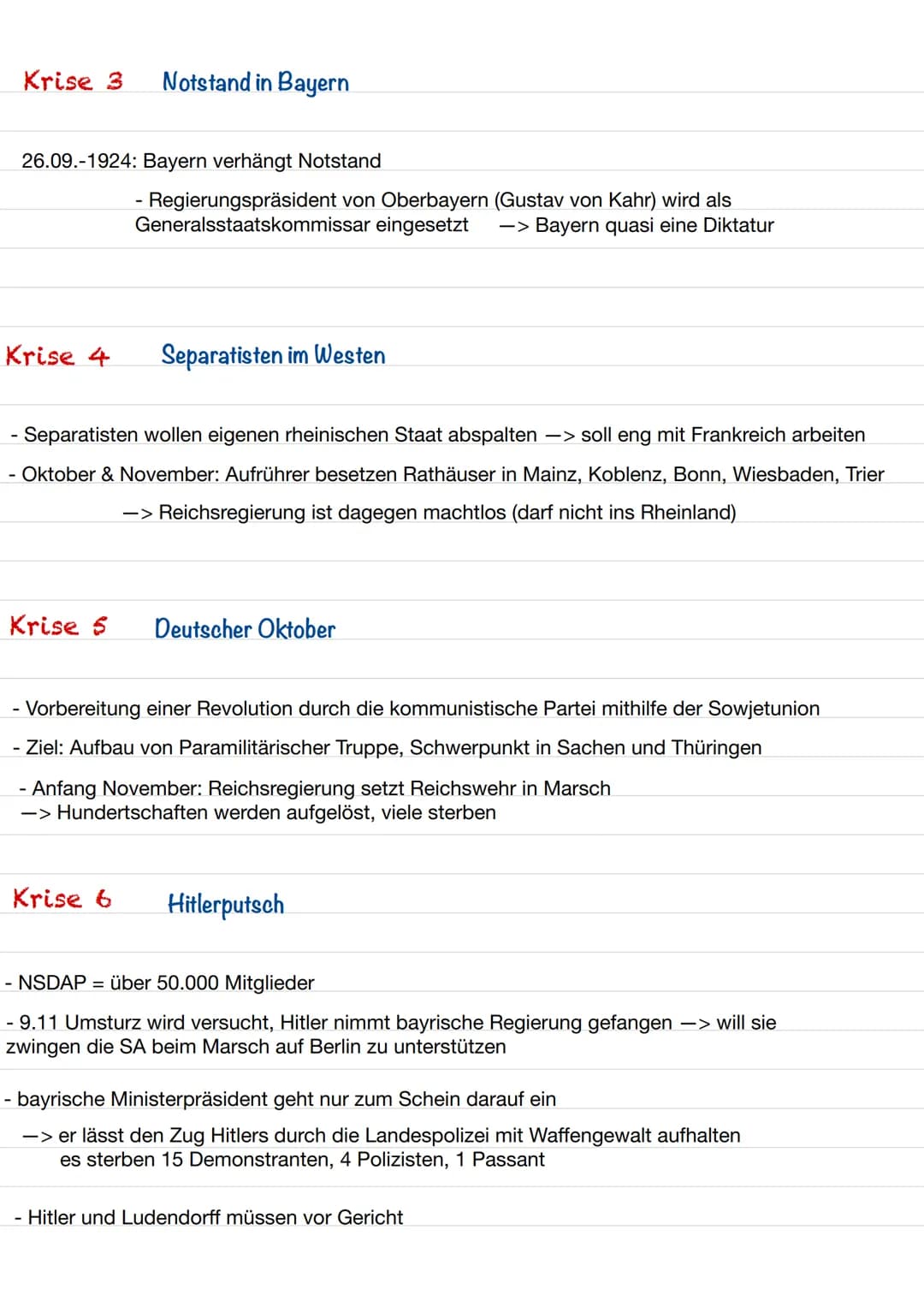 # Das Krisenjahr 1923
## Krise 1 Besetzung des Ruhrgebiets
Januar: Streit mit Siegermächten eskaliert
- Deutschland gerät mit Reperationsz