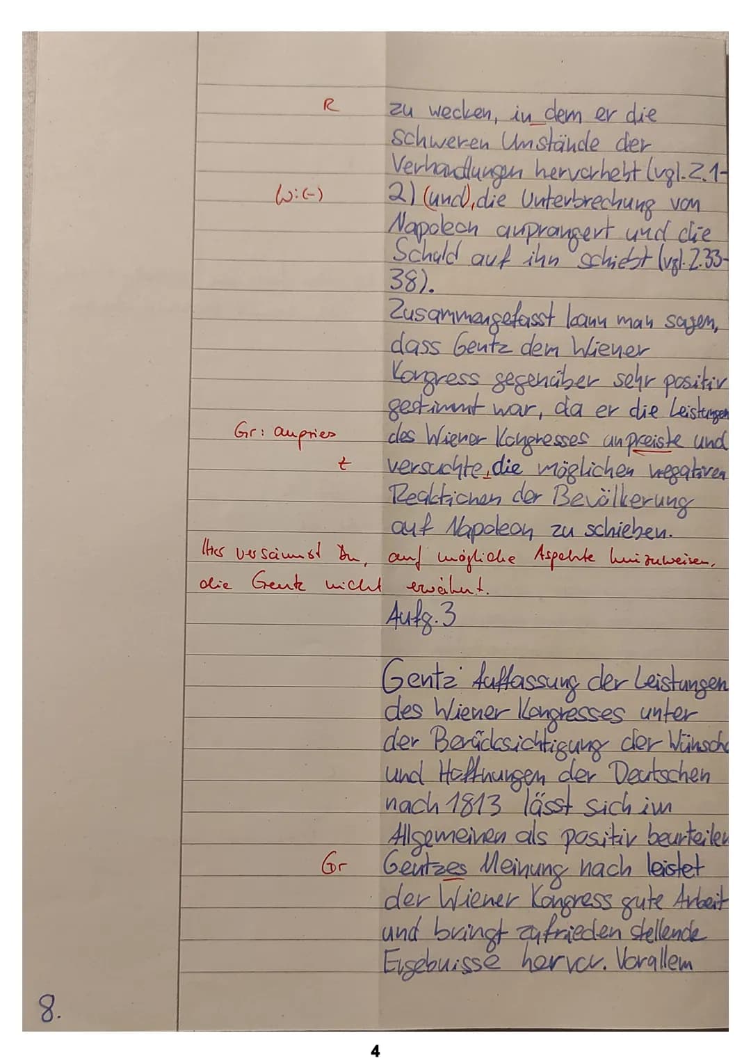 # Geschichte-Klausur Nr. 1
## Aufg. 1
Bei der vorliegenden Primärquelle
handelt es sich um einen Zeitungs-
artikel, der in dem Oesterreich-