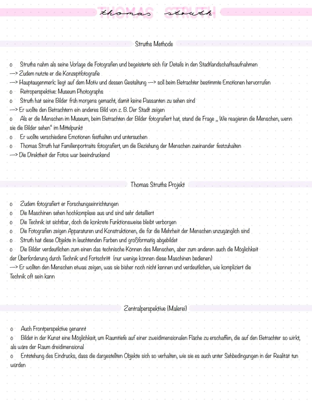 thomas
stouth
## Struths Methode
- Struths nahm als seine Vorlage die Fotografien und begeisterte sich für Details in den Stadtlandschafts