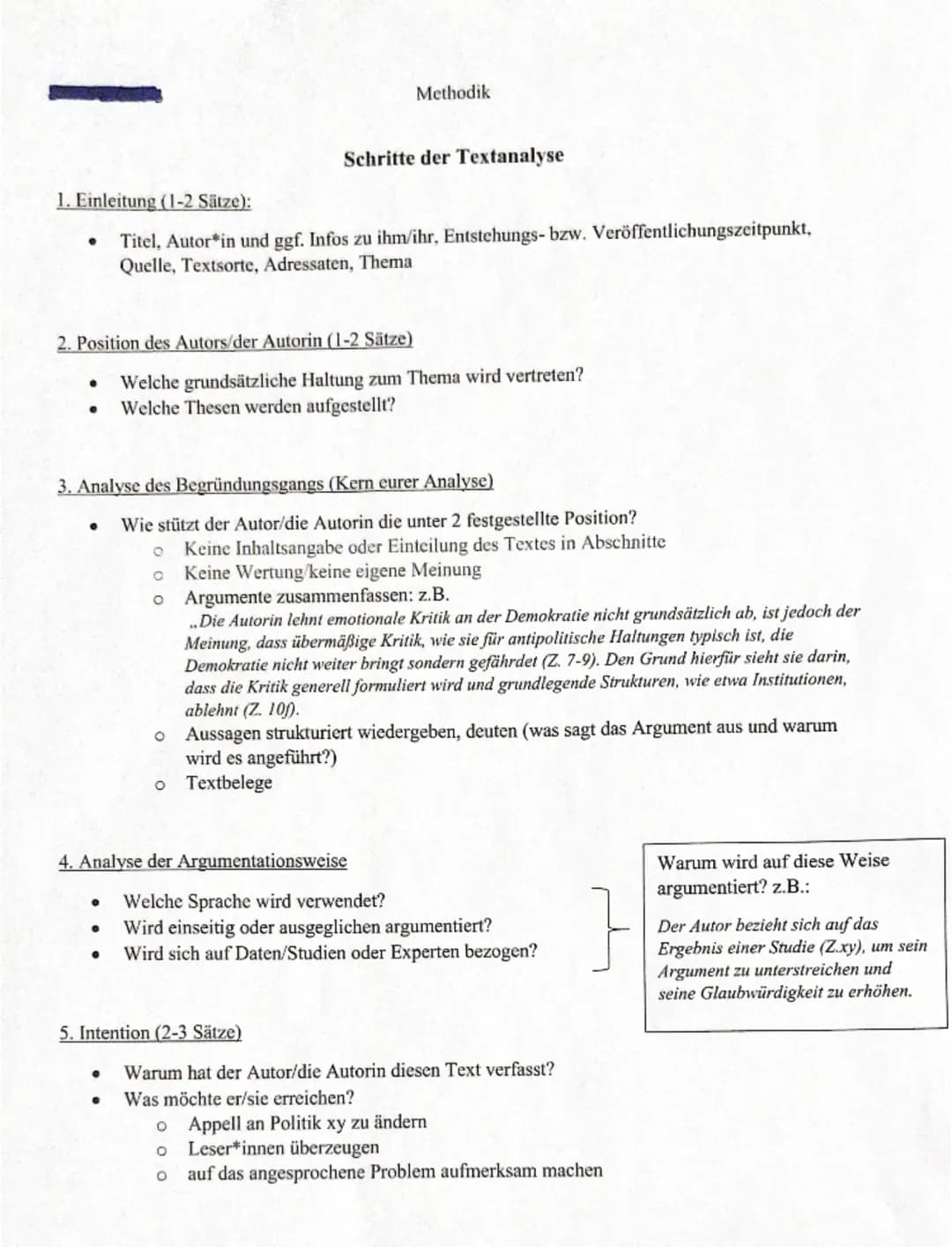 # ANALYSE im Fach Sozialwissenschaften
# Untersuchung des sachlichen Gehalts (AFB II)
## Einleitung:
- Autor (ggf. Informationen zu ihr/ihm