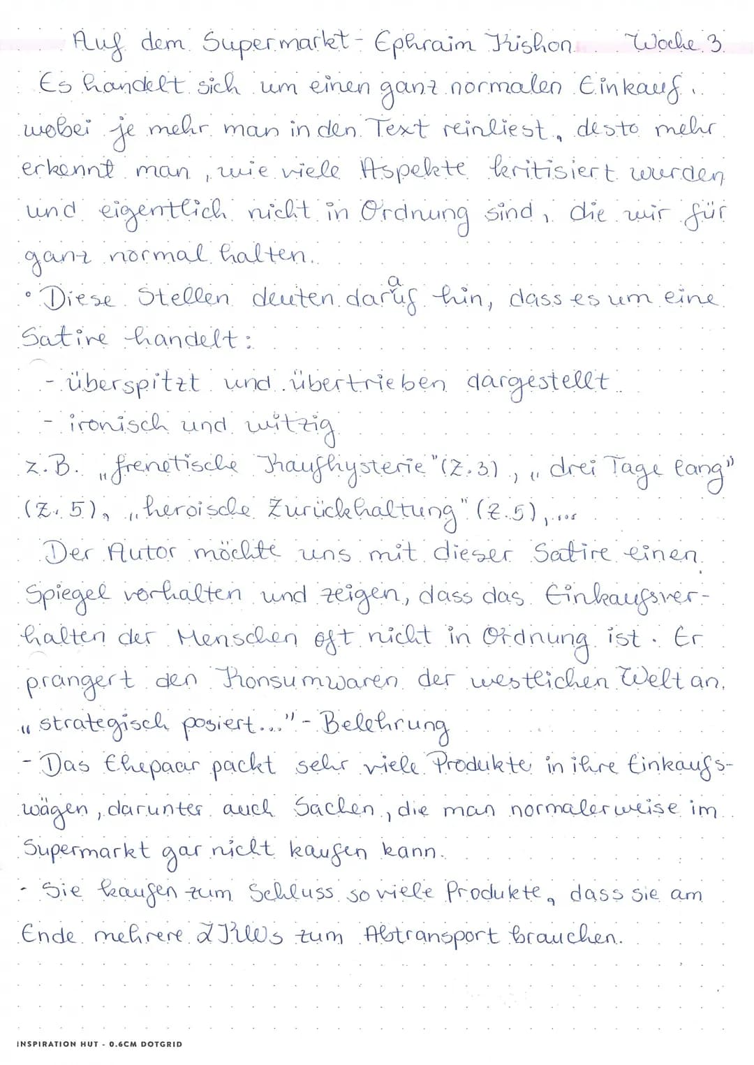 # DEUTSCH MATERIAL 25.01-29.01
## Auf dem Supermarkt
Ephraim Kishon
Man kann nie wissen, ob ein Schiff, das mit Waren nach Israel unterwe