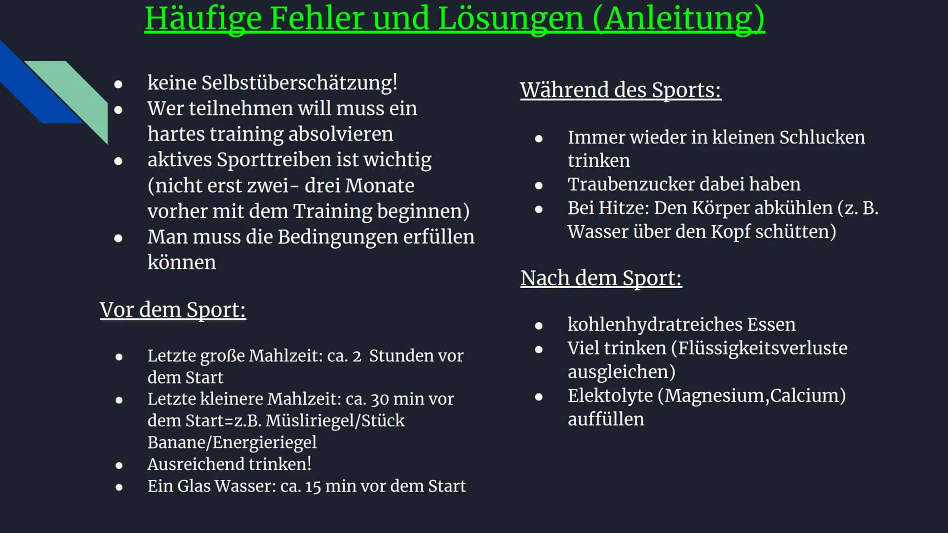 DEINE HERAUSFORDERUNG
DOSB DEUTSCHES
SPORTABZEICHEN # Inhalt
* Allgemeines
* Geschichte
* Leistungsanforderungen
* häufige Fehler und Lösung