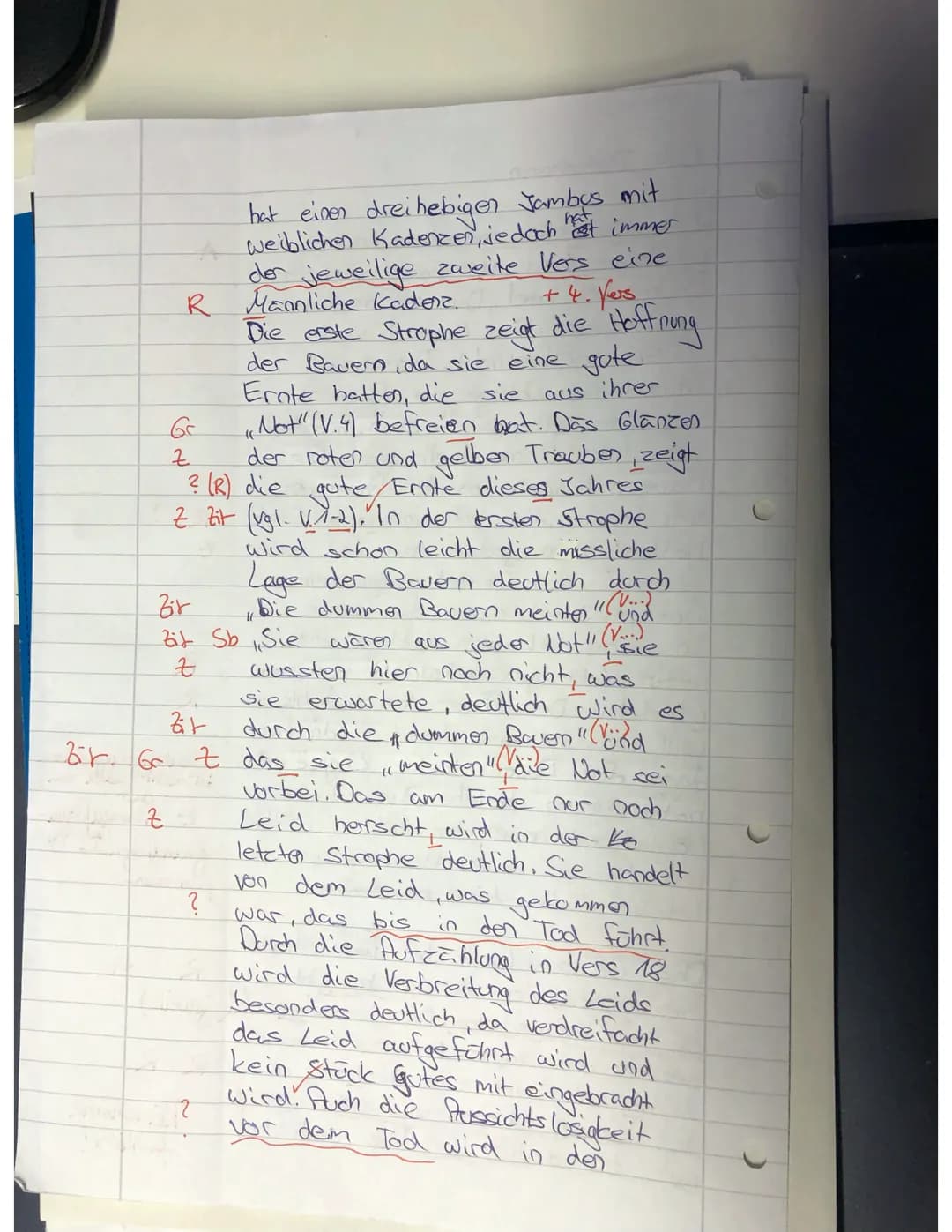 Klassenarbeit Nr. 2
Lyrikanalyse 10b
Schiller-Gymnasium Hameln
politische Lyrik
Aufgabe: Analysiere das Gedicht „Die rheinschen Weinbauern"