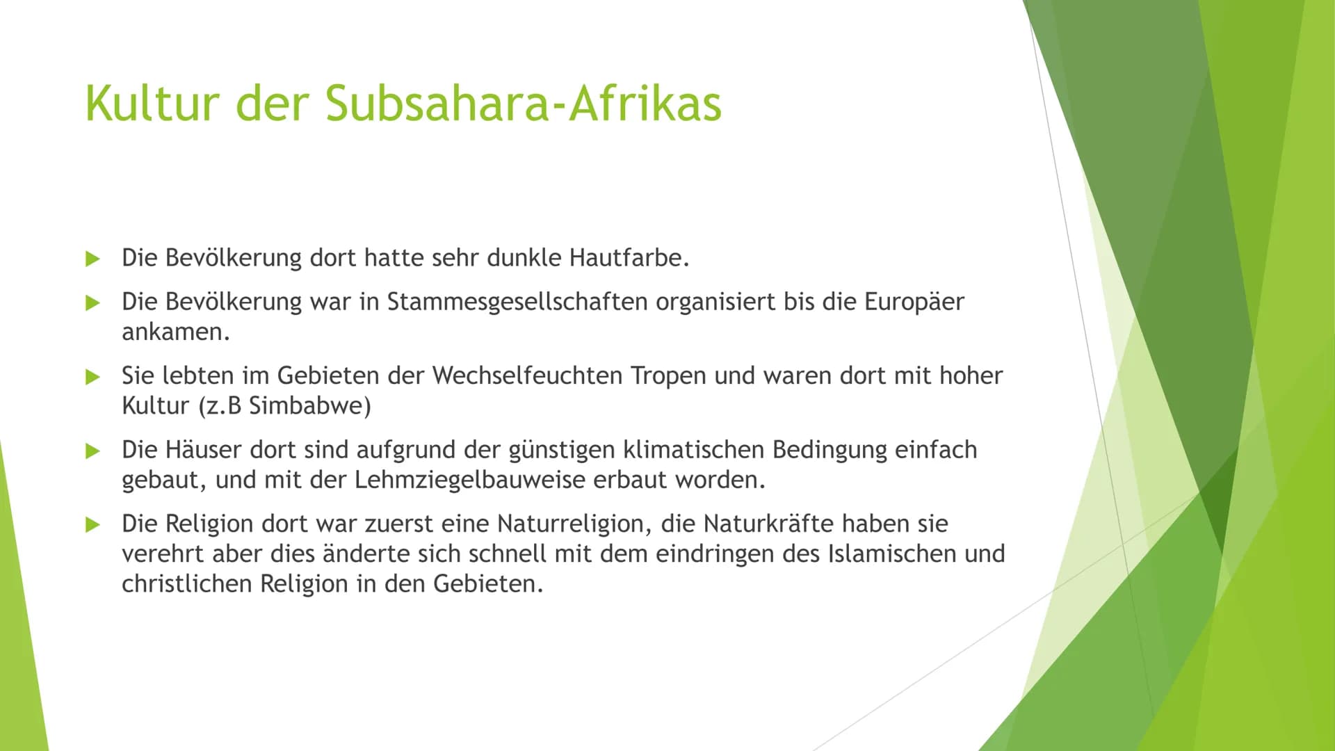 Afrika südlich der
Sahara Gliederung:
* Fakten
* Herkunft und Grund für die Abgrenzung
* Probleme von Afrika südlich der Sahara
* Kultur der