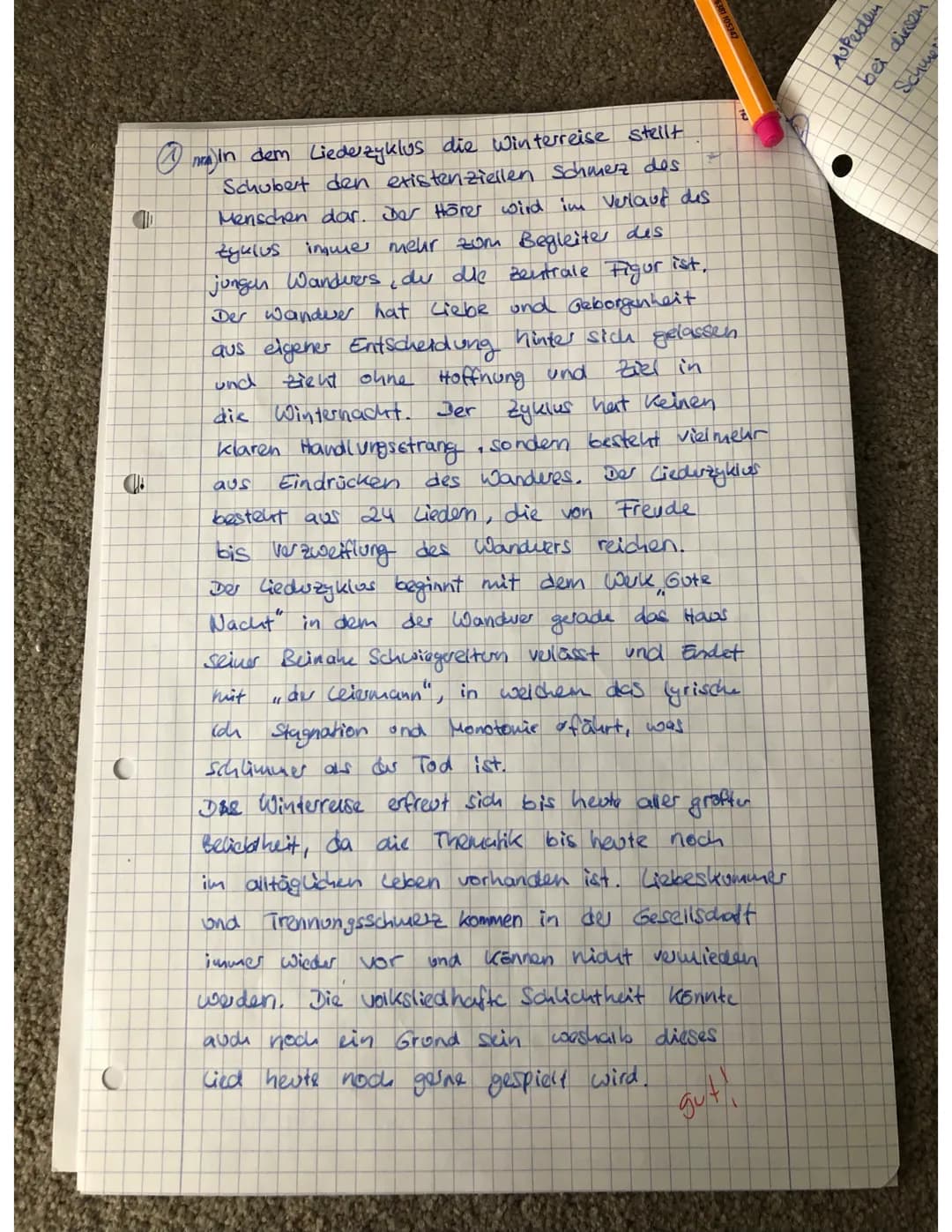 Arz) in dem Werk "Die Wetterfahne" fühlt sich das Lyrische
Ich von dem Wind ausgelacht. Es wird erkannt,
dass es mit der Treue nicht weit he