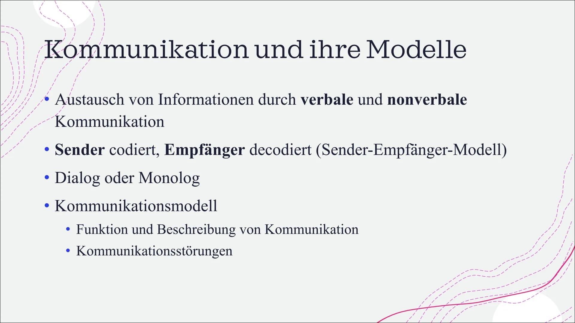 Zwischenmenschliche
Kommunikation
Modelle und Störungen
Suphi Bugra Ercan
Im Fach Deutsch bei Frau Latiff # Inhaltliche Gliederung
I. Kommun