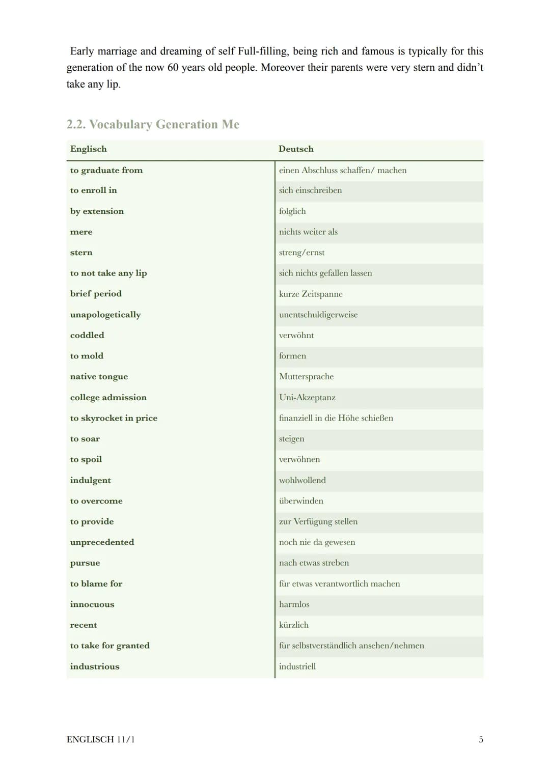 @diedamitlernzetteln
# Englisch Klausur 11/1
1. The individual and society 2
1.1 individual 2
1.2. Vocabulary 2
2. Generation Me 4
2.1. Te