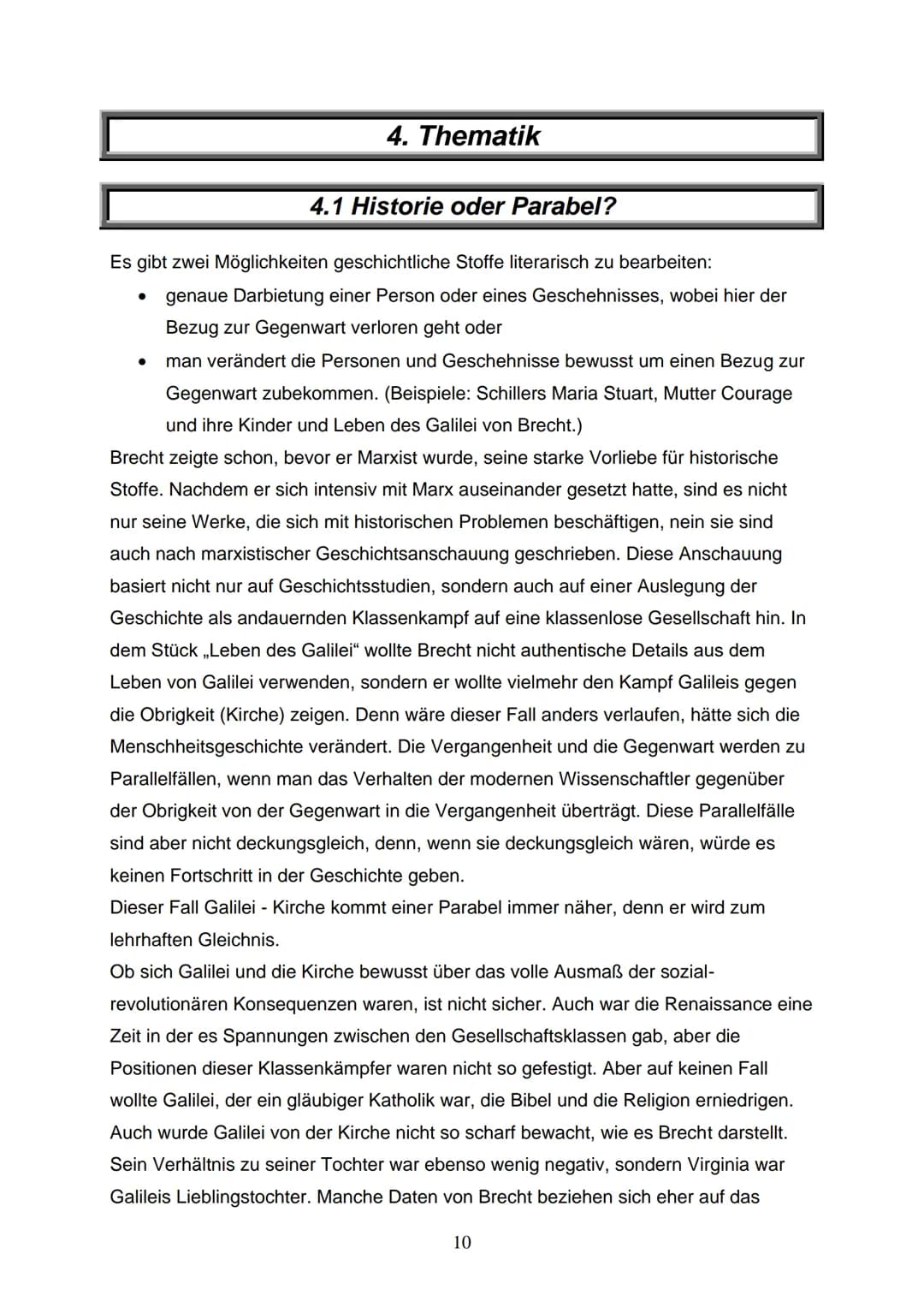 # Hausarbeit
"Wer die Wahrheit nicht weiß, der ist bloß ein Dummkopf. Aber wer sie weiß und sie eine Lüge nennt, der ist ein Verbrecher."
-