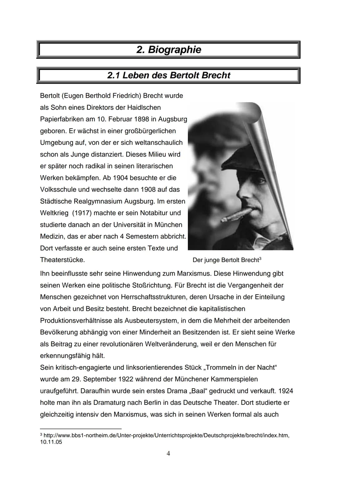 # Hausarbeit
"Wer die Wahrheit nicht weiß, der ist bloß ein Dummkopf. Aber wer sie weiß und sie eine Lüge nennt, der ist ein Verbrecher."
-