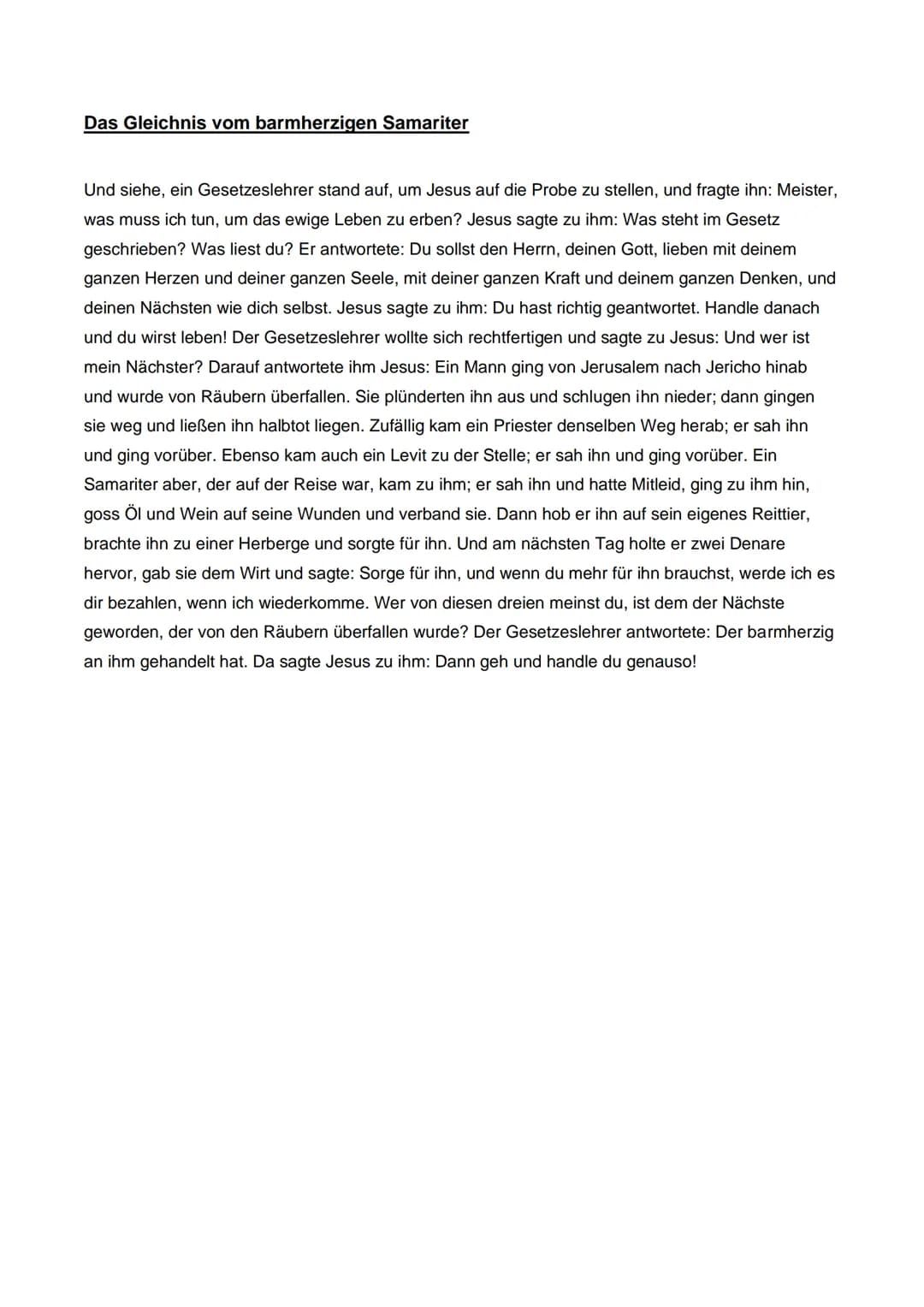 # Parabel & Gleichnis
**Parabel:** Epische Kurzform, in denen am Beispiel eines erfundenen Einzelfalls eine menschliche Grunderfahrung darg