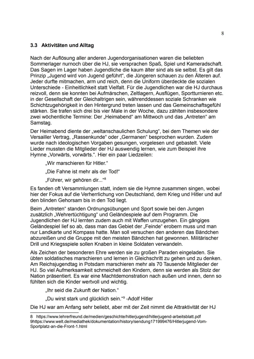 # Hitlerjugend – Nachwuchs für den Führer
## Die Erziehung im Sinne der Nationalsozialisten
Gleichwertige Feststellung von Schülerleistunge