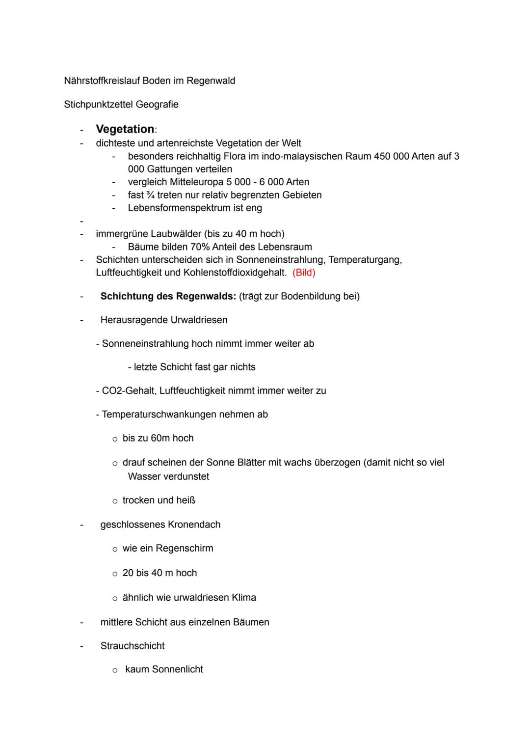 MELINA STOLL UND LARA REX
VEGETATION, BODEN UND
NÄHRSTOFFKREISLAUF DES TRW # GLIEDERUNG
* Vegetation
* Boden
* Nährstoffkreislauf
* Quellen