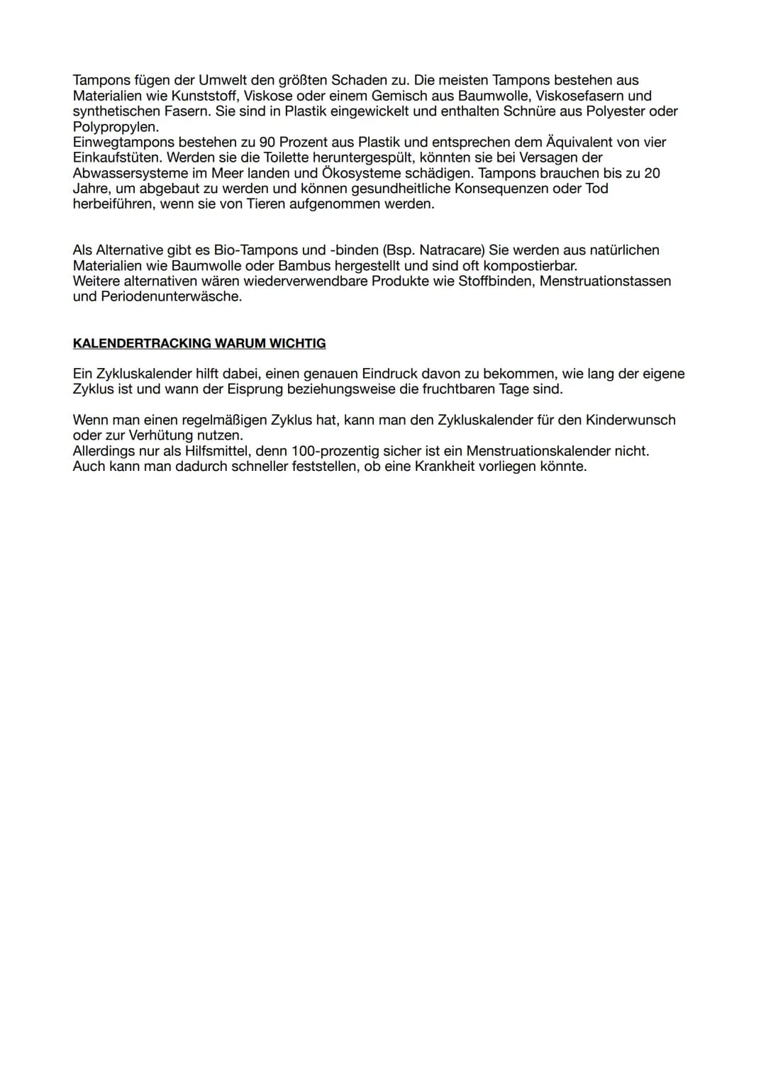 # Handout Periode
## Definition:
Die Periode ist eine Blutung die in der Pubertät mit der Menarche (= 1. Periode) einsetzt und in den
Menop