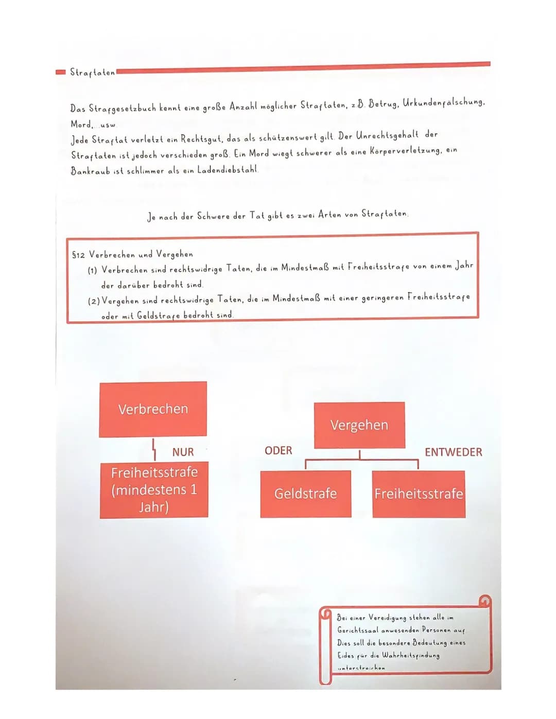 # 1. Das staatliche Strapmonopol Ordnungs- und Schutzfunktion
## Ordnungs- und Schutzfunktion des Staates
Eine bloße Wiedergutmachung eine