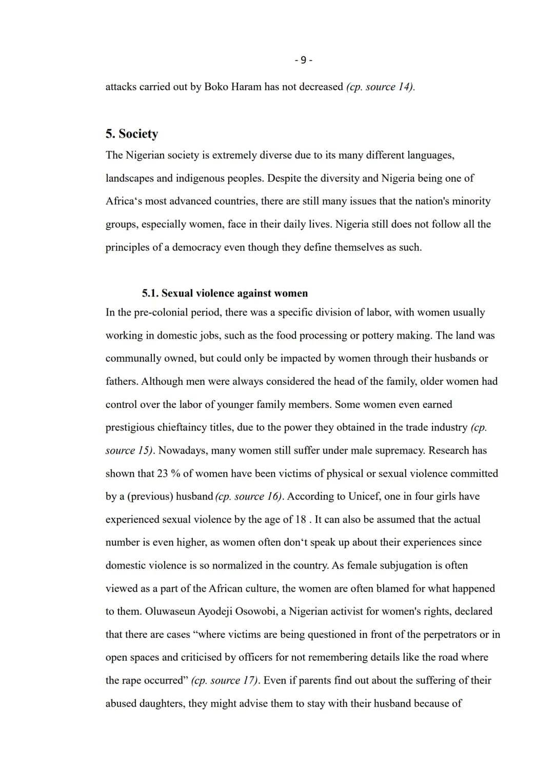 Nigeria after Independence
Challenges of an African Nation
Karlotta Jesse
Englisch Leistungskurs
Fr. Heintz
02. März 2020 # List of contents