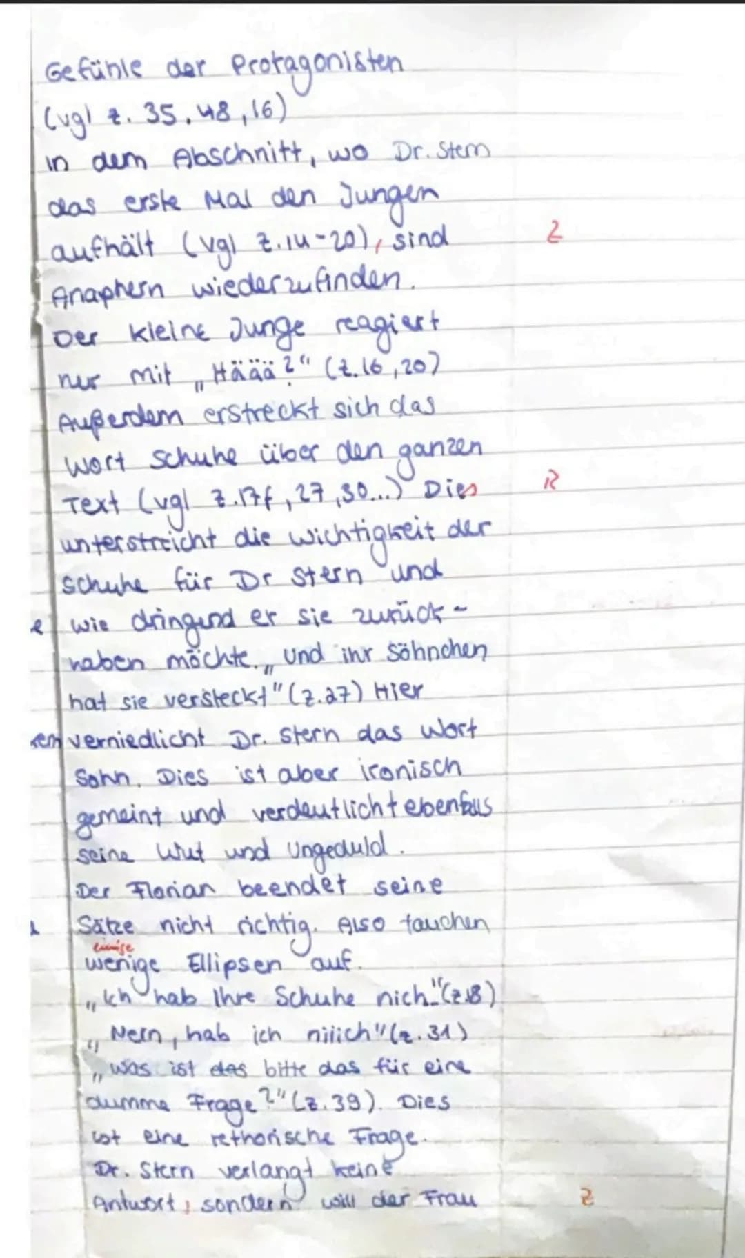 deutlich machen, dass ihre
Argumente zur Verteidigung
Ihres Sohnes völlig sinnlos
sind.
R
z
Dr. Stern liegen seine Schuhe
sehr am Herzen. Da