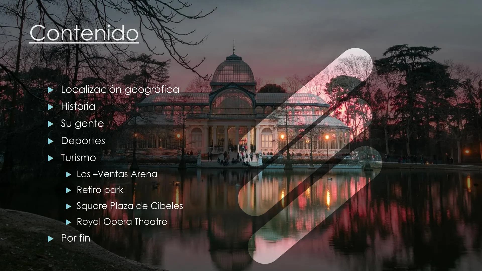 Madrid
METROPOL
POR FYNN LINKE # Contenido
- Localización geográfica
- Historia
- Su gente
- Deportes
- Turismo
- Las-Ventas Arena
- Ret
