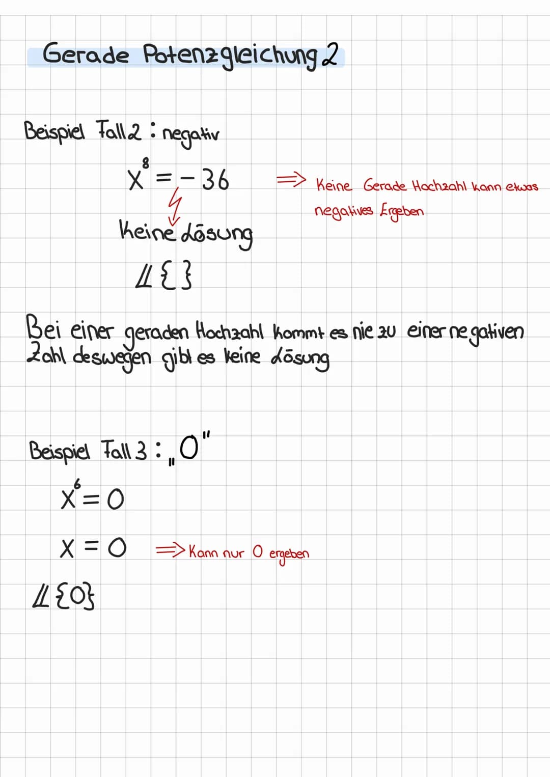 # Rationale Hochzahl
Die Zahl im Nenner als Hochzahl benutzen (potenzieren)
↳ keine negative Lösung erlaubt
Die 3 als hochzahl för
$x^{\fr