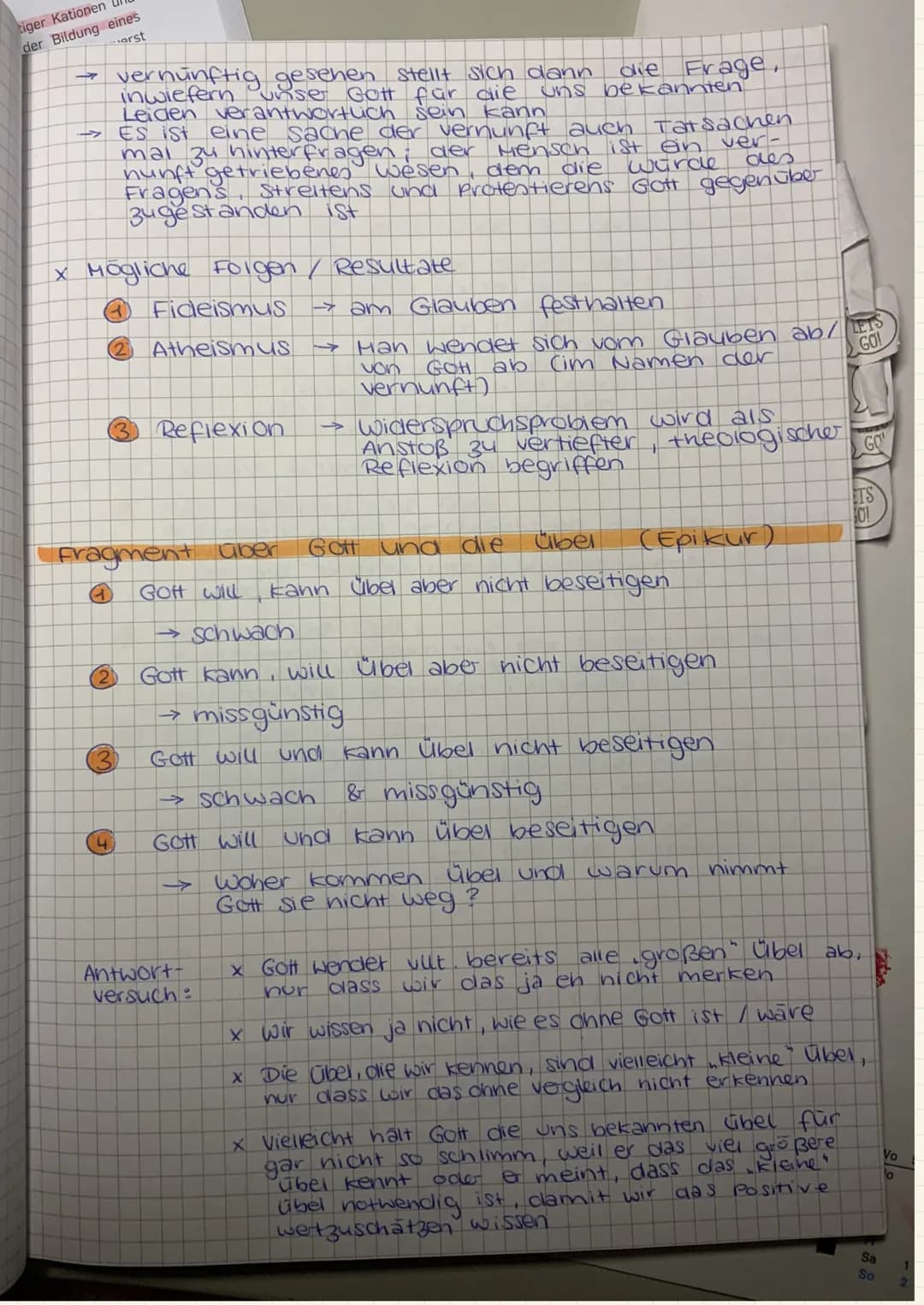 # Das Argument der Willensfreiheit (Richard Swinburne)
* Willensfreiheit & freie und verantwortungsvolle Entscheidungsmöglichkeit führt zur