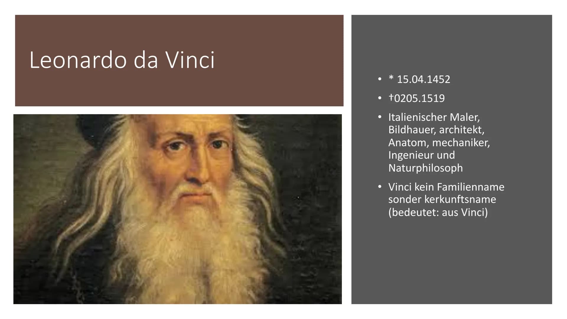 Mona Lisa # Mona Lisa
* Ölgemälde
* Leonardo da Vinci
* Aus der Hochphase der italienischen Renaissance
* Nach Lorentinerin Lisa del Giocond
