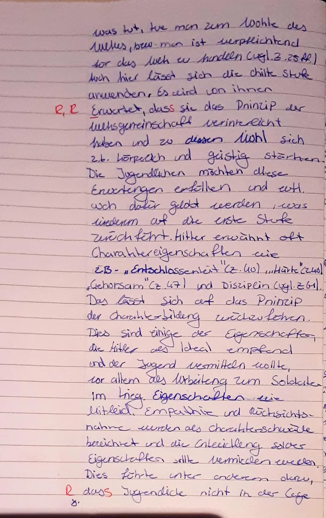 # Pädagoginhlausur Ur. 1
1.1 Bei dem wrliegenden Text trondelt.
es sich um eine Rede Adolf Hitlers,
welde er in Nürnberg 1935 am Reichspart