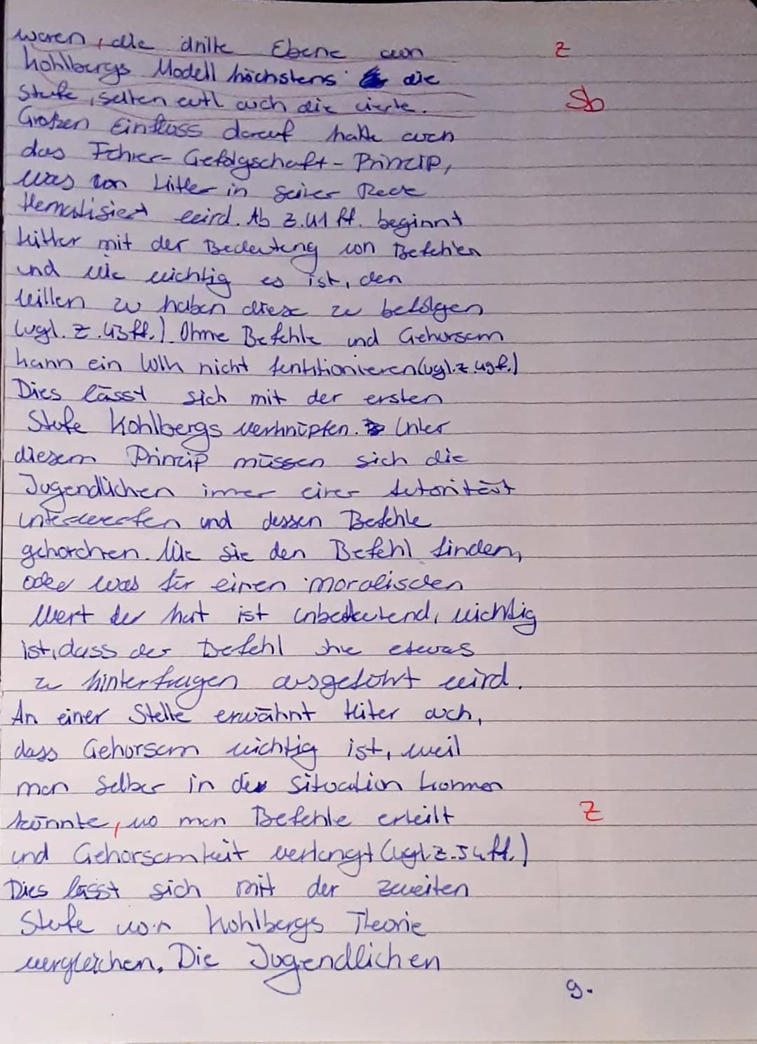 # Pädagoginhlausur Ur. 1
1.1 Bei dem wrliegenden Text trondelt.
es sich um eine Rede Adolf Hitlers,
welde er in Nürnberg 1935 am Reichspart