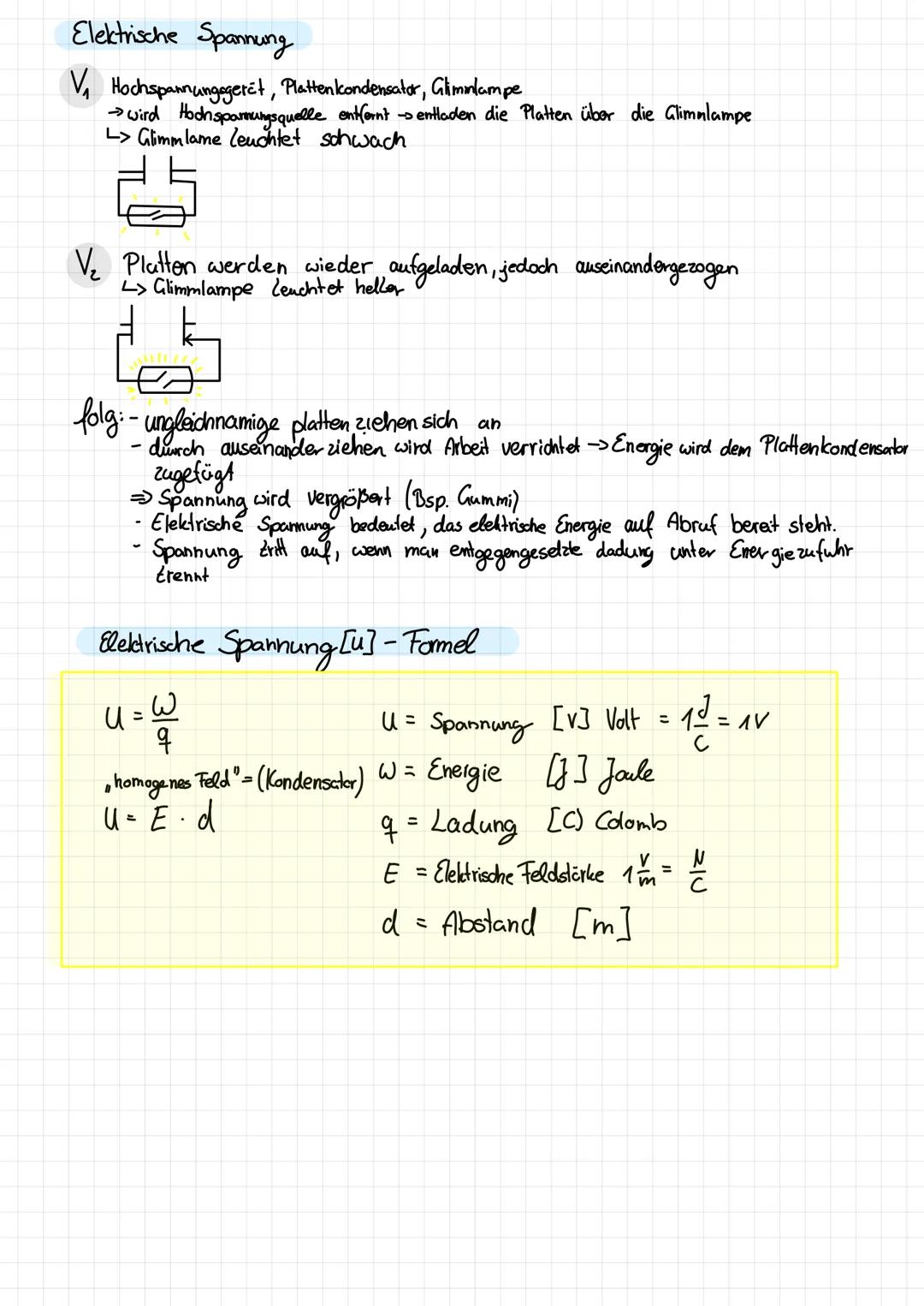 Zusammenfassung
Physik-klausuri
Ladungen 1. Elektrisches Feld-Elektrische Ladungen
●
Es gibt zwei verschiedene Arten von Ladungen: positive