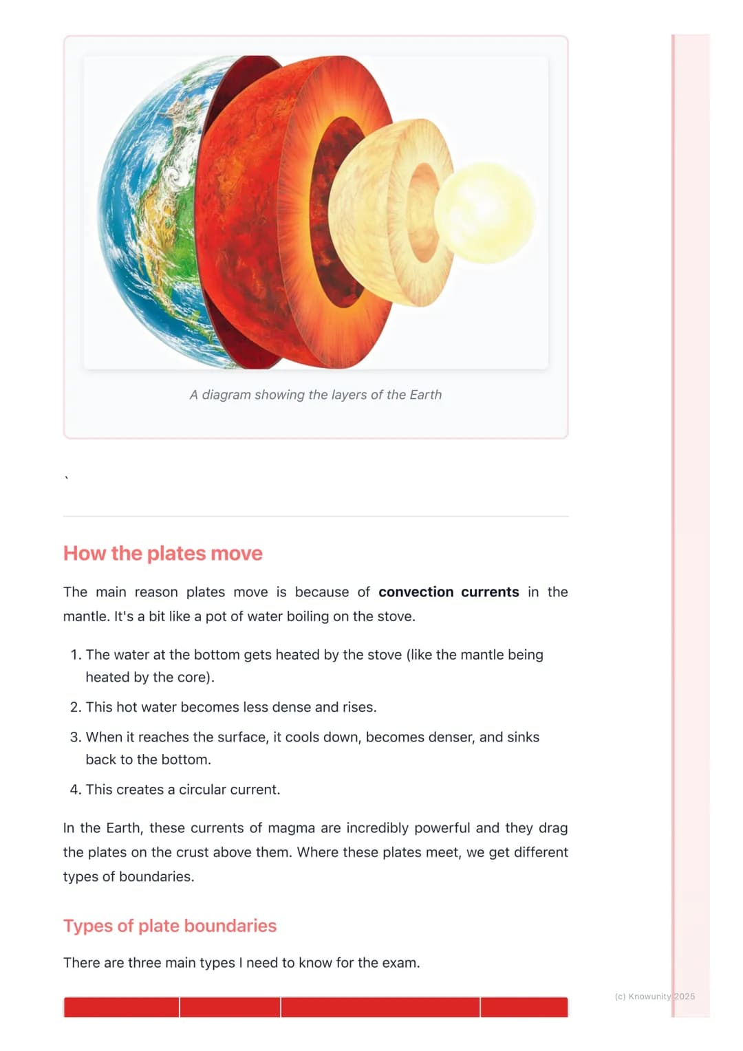 # Plate Tectonics
An introduction to plate tectonics
The Earth's surface isn't one solid piece. It's actually broken up into huge
slabs of