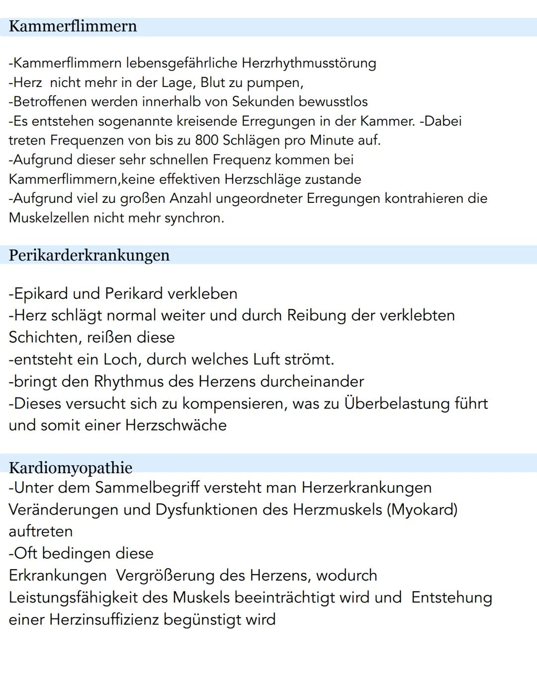 Herzinsuffizienz
Körper hilft sich selber durch vasokonstriktion (stellt Gefäße eng/ Blutdruck steigt an)
Harnproduktion wird unterdrückt
He