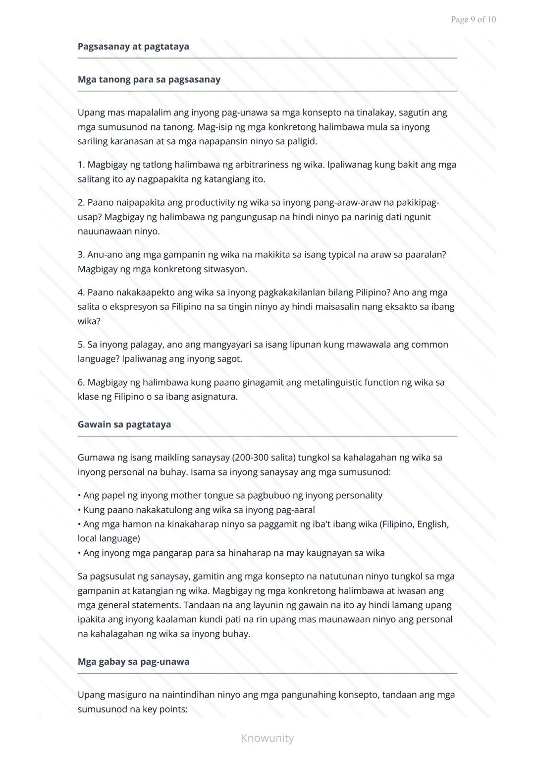 Kalikasan, Katangian, at Kahalagahan ng Wika sa Komunikasyon
Pag-aaral sa kahulugan, gampanin, at mga katangian ng wika
Mga Layuning Pang-ed
