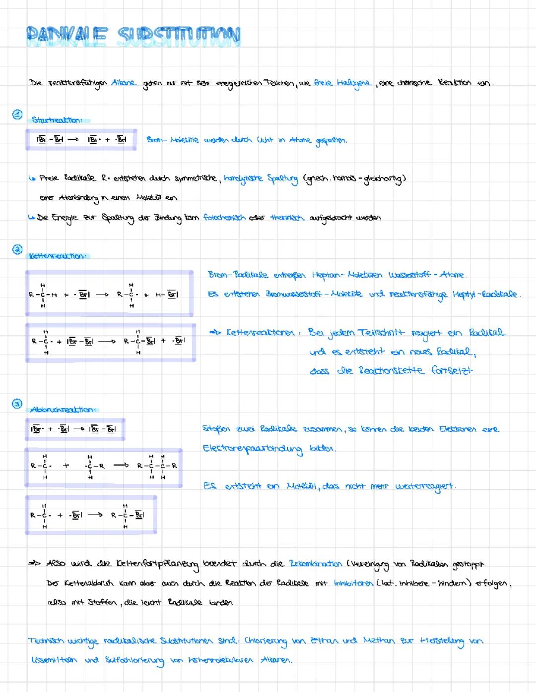Radikale Substitution