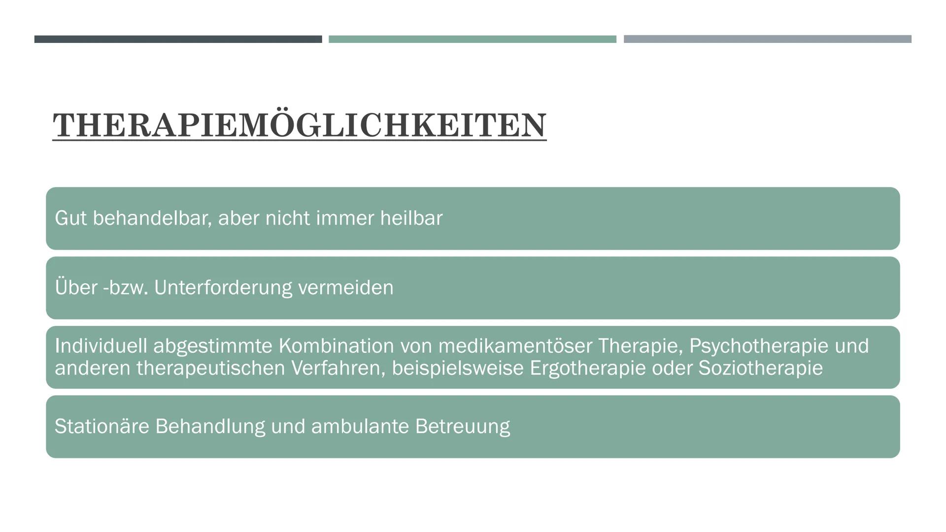 WAS IST
SCHIZOPHRENIE? Definition:
HANDOUT ZUM THEMA SCHIZOPHRENIE
Schwere psychische Störung
Veränderung der Gedanken, Gefühlen und ihrer W
