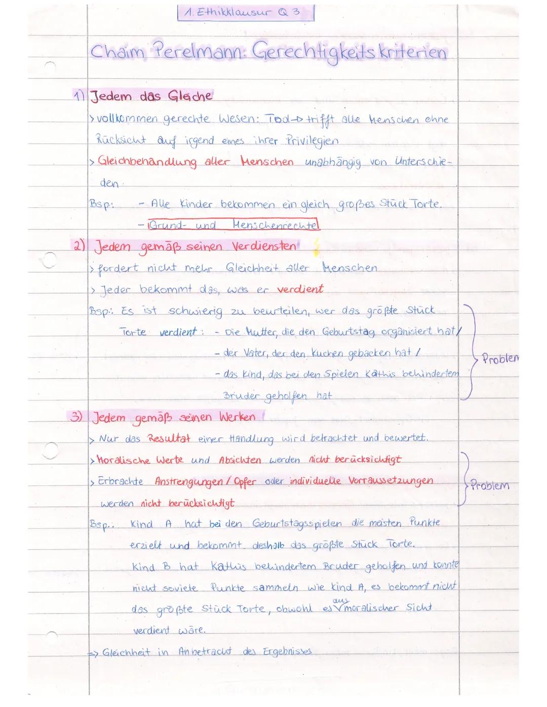 Recht und Strafe, 14 Punkte, Radbruch, Kelsen, Perelamann