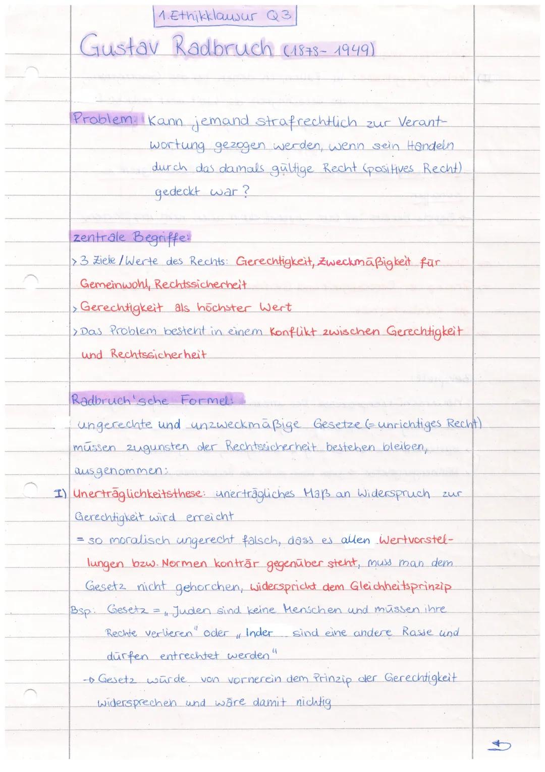 O
1. Ethikklausur Q 3
Chaim Perelmann: Gerechtigkeits kriterien
Jedem das Gleiche
> vollkommen gerechte Wesen: Todtrifft alle Menschen ohne
