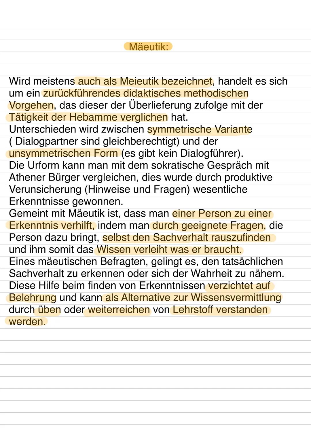 Ethik Aufgaben:
Philo Sokrates
Wer war Sokrates? (469 v.Chr. - 399 v.Chr)
Er gilt als Gründervater der westlichen Philosophie und
hinterfrag